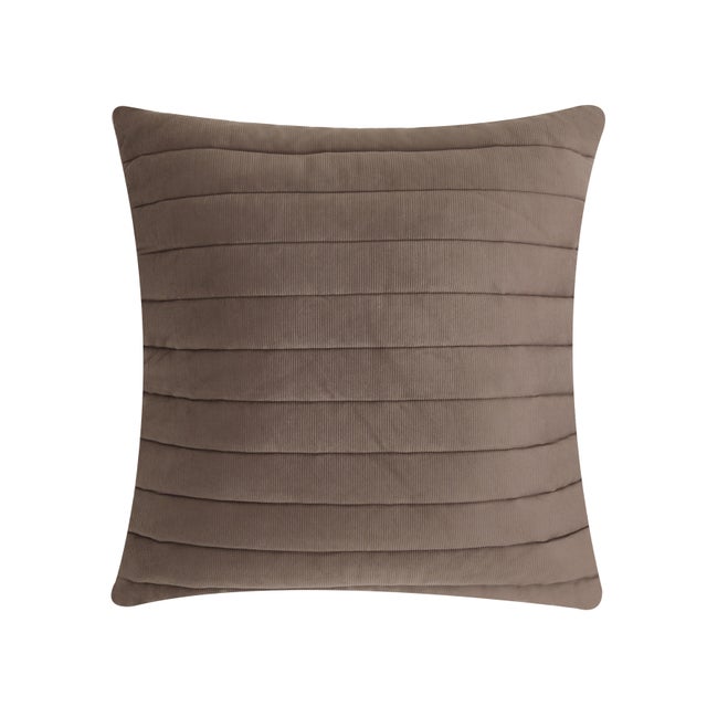 J. Queen Modern Valencia 20" Square Quilted Decorative Throw Pillow