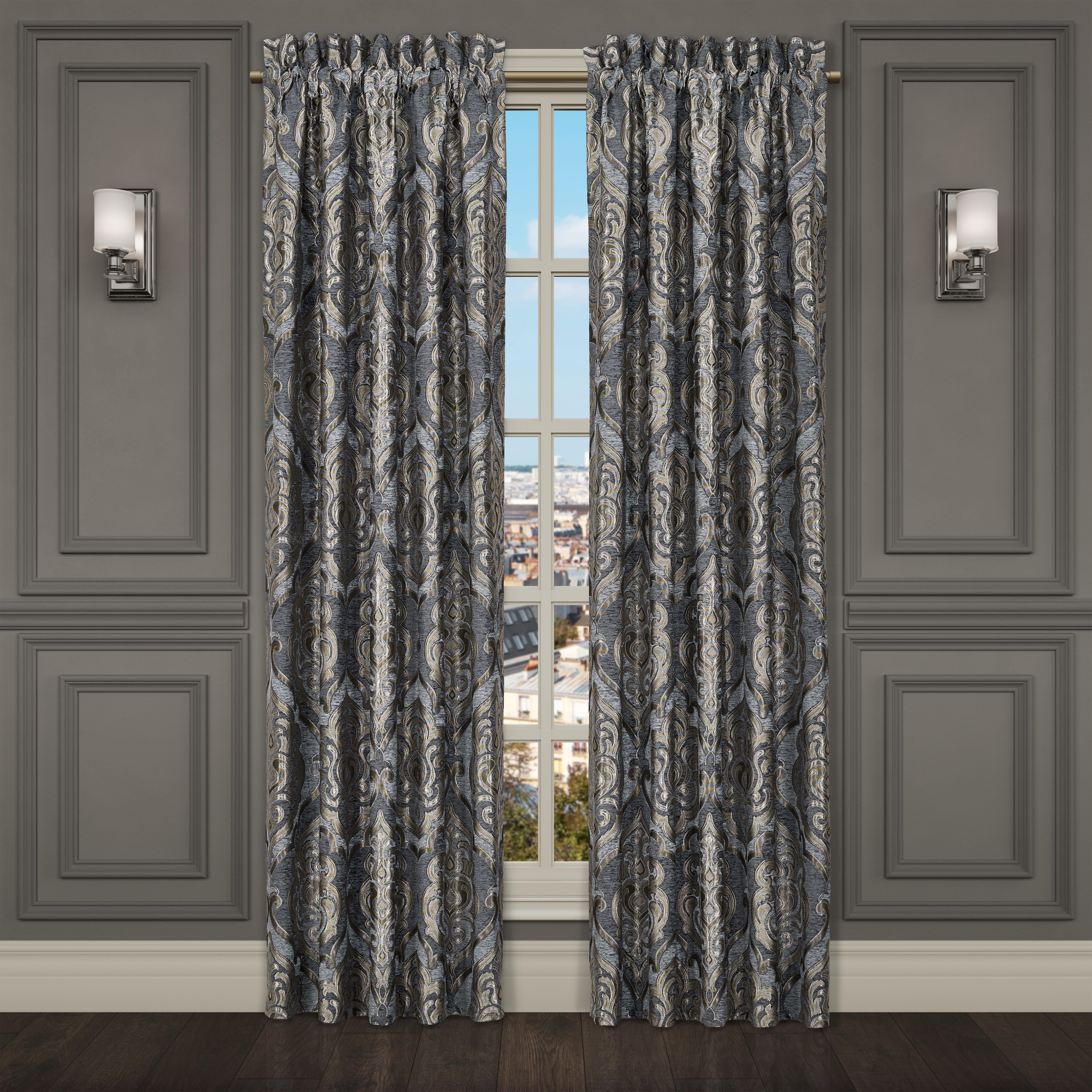 J. New York Amici 84" Window Panel Pair