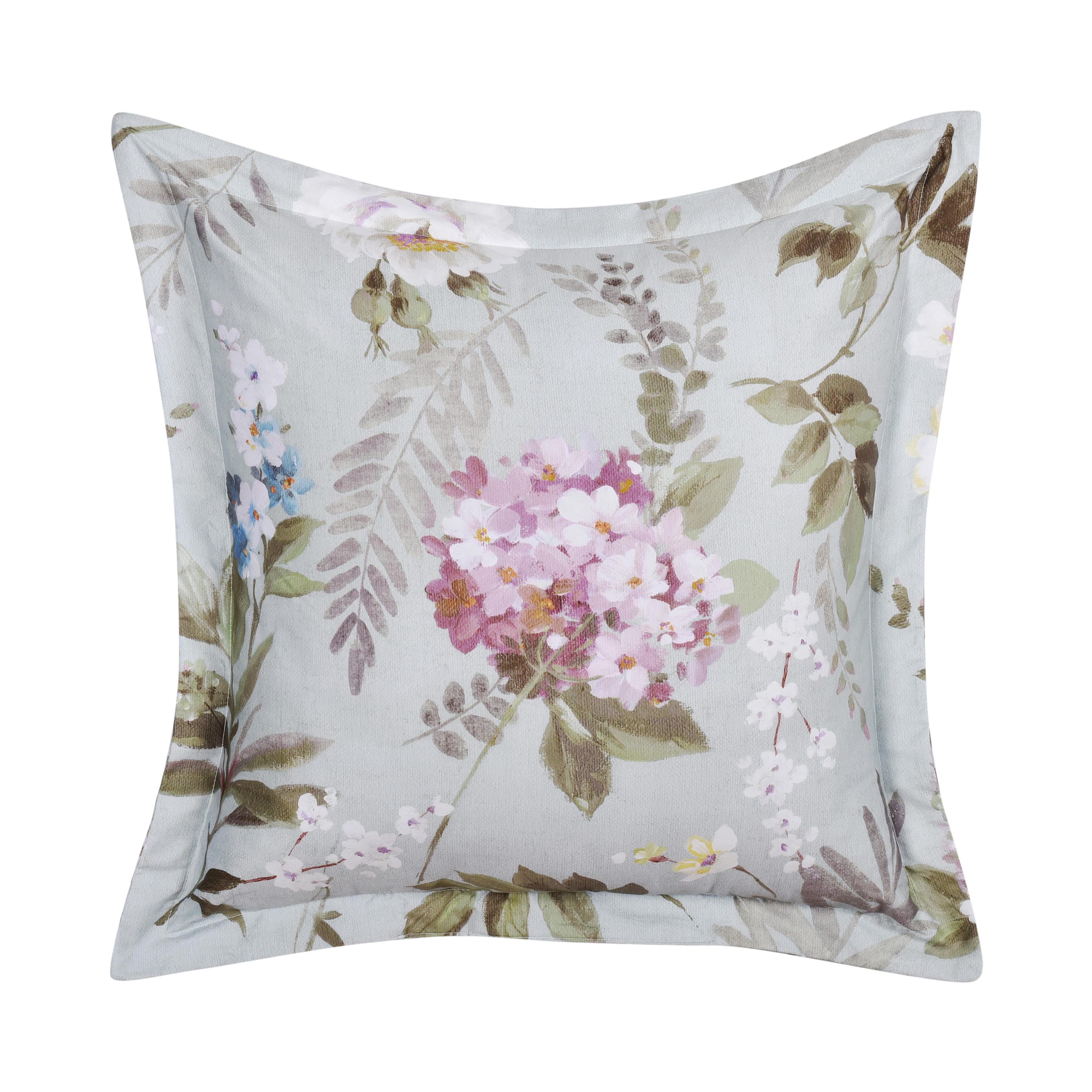 Piper & Wright Sara 20" Square Decorative Throw Pillow, Sea Foam, large