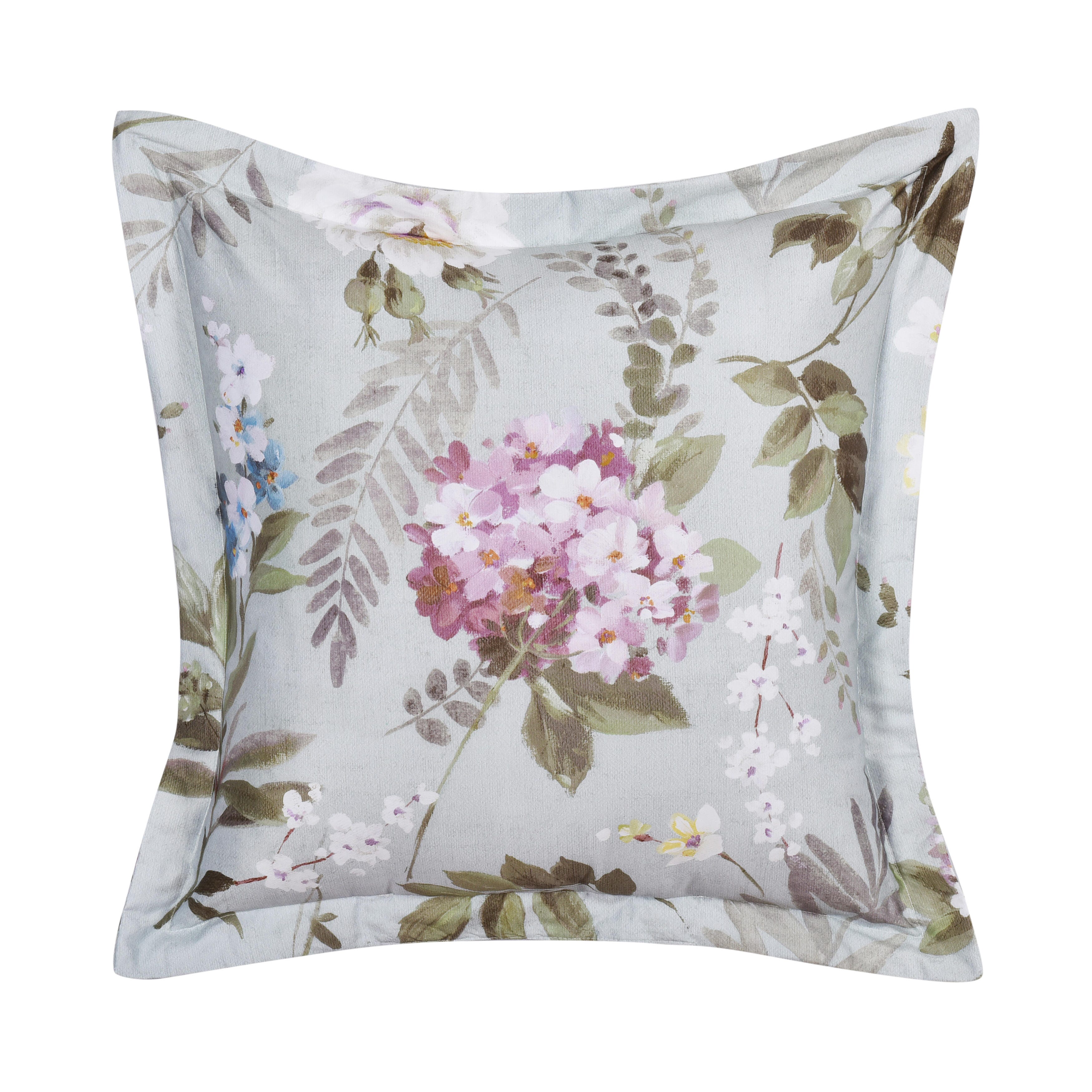 Piper & Wright Sara 20" Square Decorative Throw Pillow, Sea Foam, large