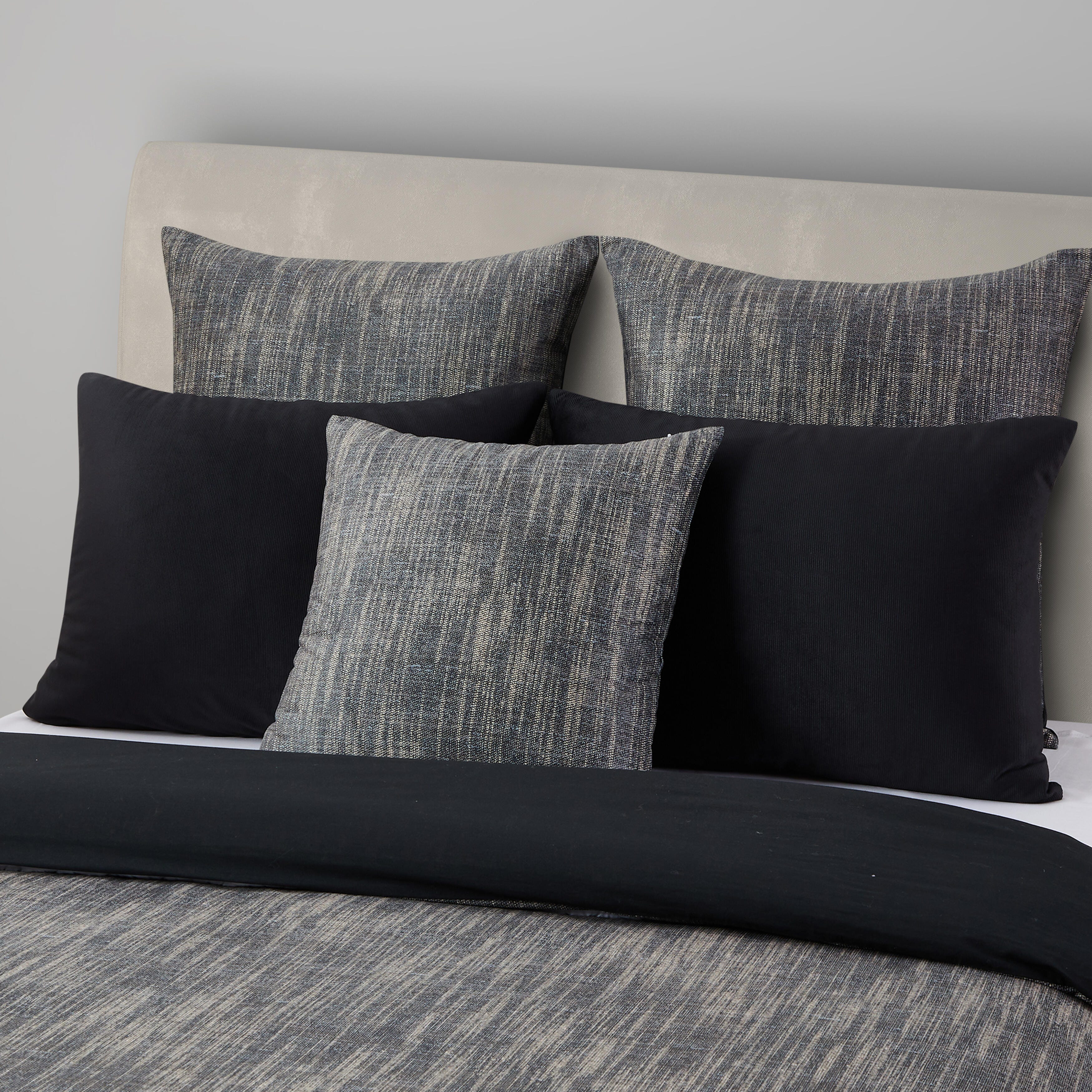 Oscar Oliver Summit 20" Square Decorative Throw Pillow, Bronze, large