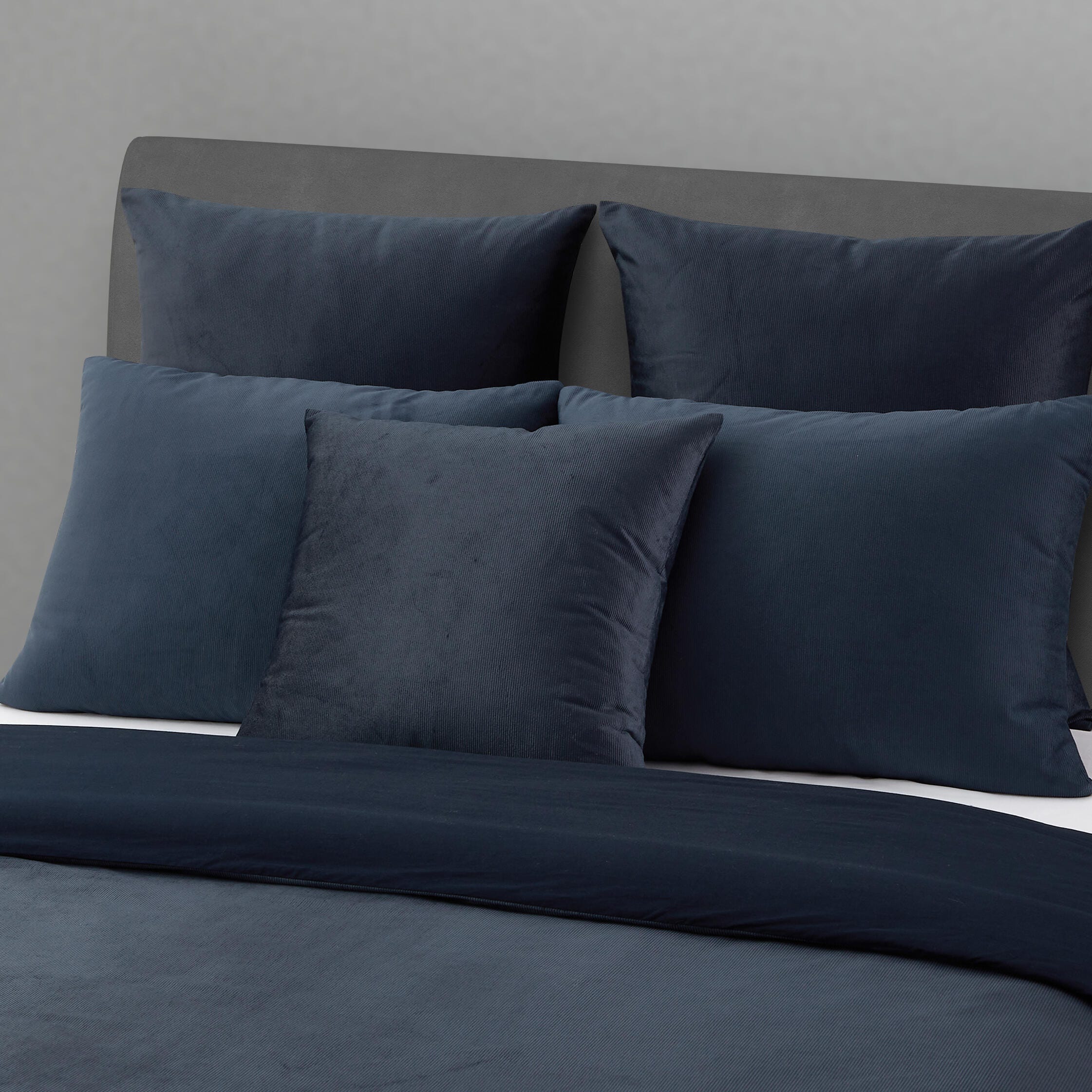 Oscar Oliver Valencia 20" Square Decorative Throw Pillow, Navy, large