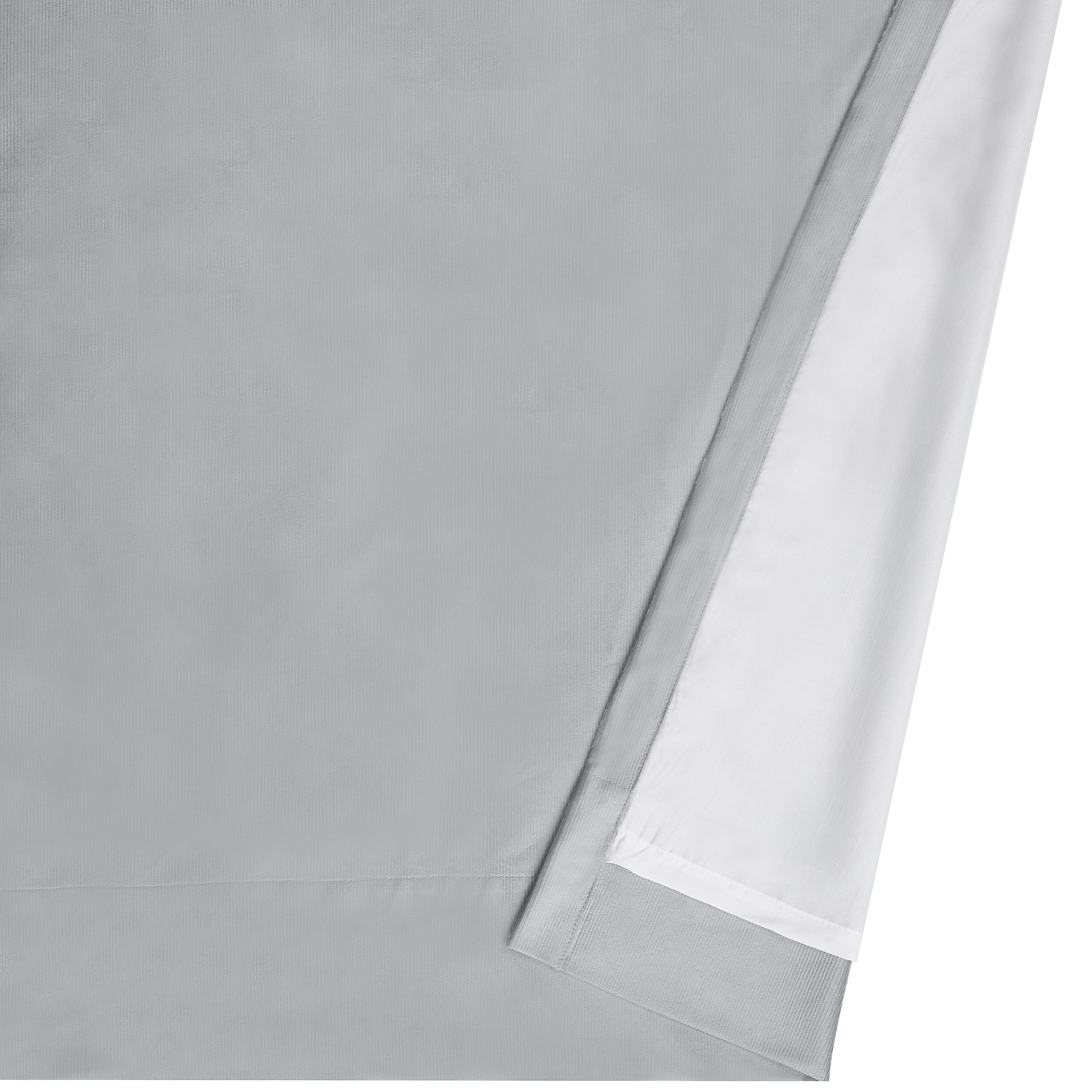 Oscar Oliver Valencia 84" Window Panel Pair, Silver, large
