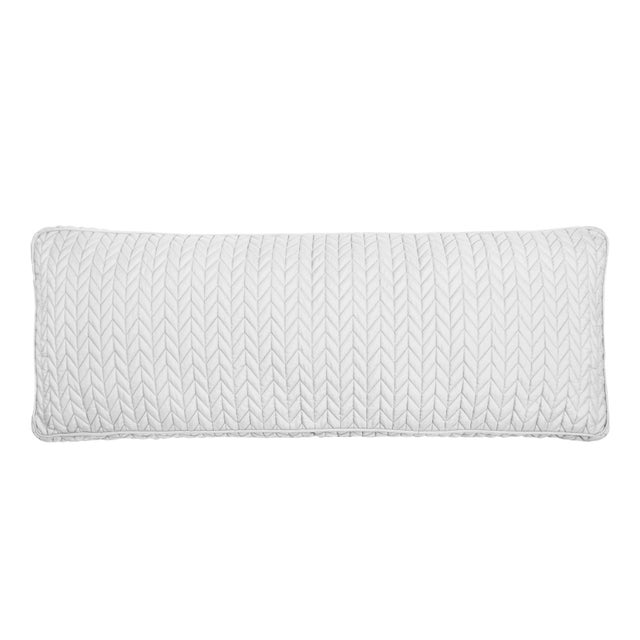 J. Queen Bold Cayman Quilted Bolster Decorative Throw Pillow