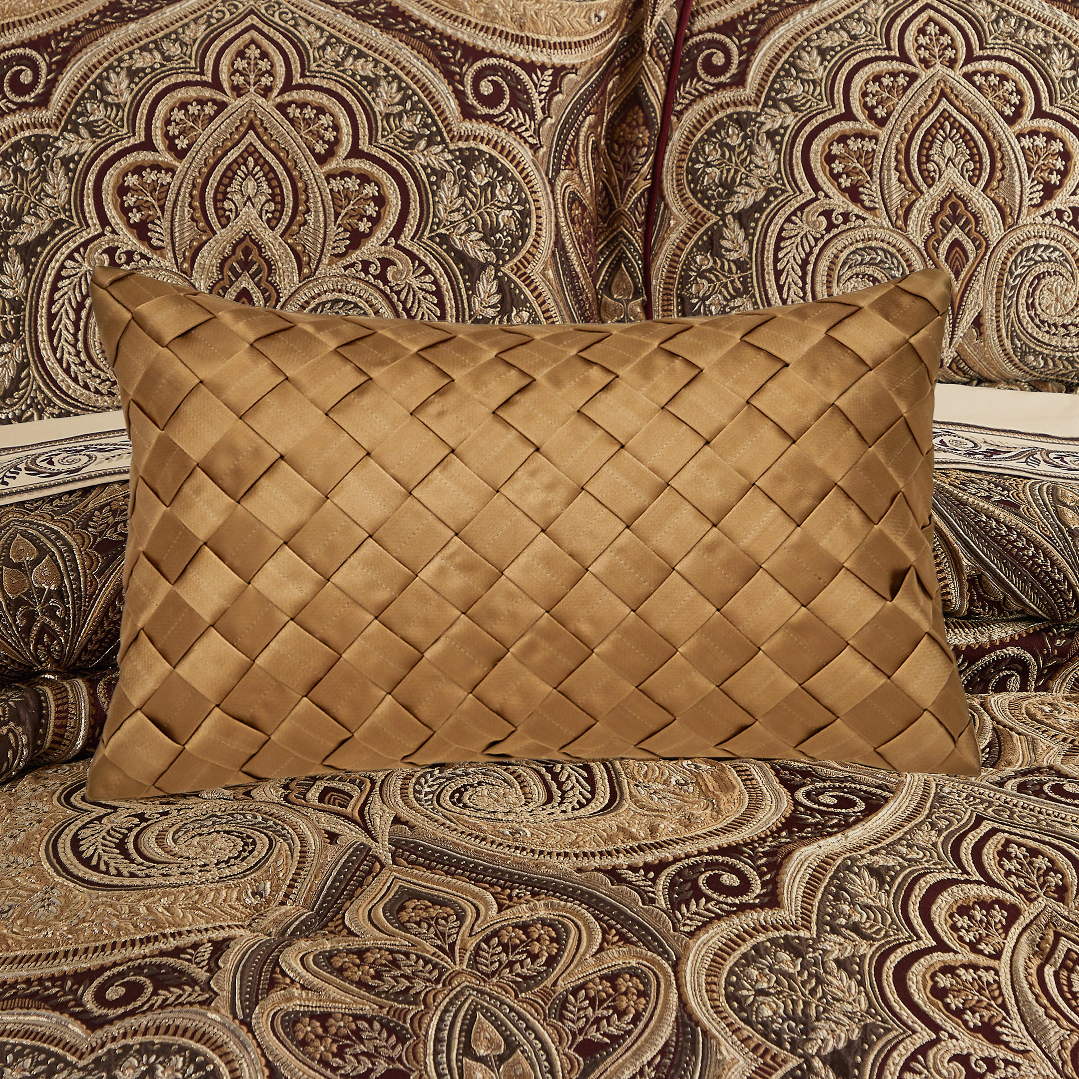 Five Queens Court Bordeaux Boudoir Decorative Throw Pillow, , rollover