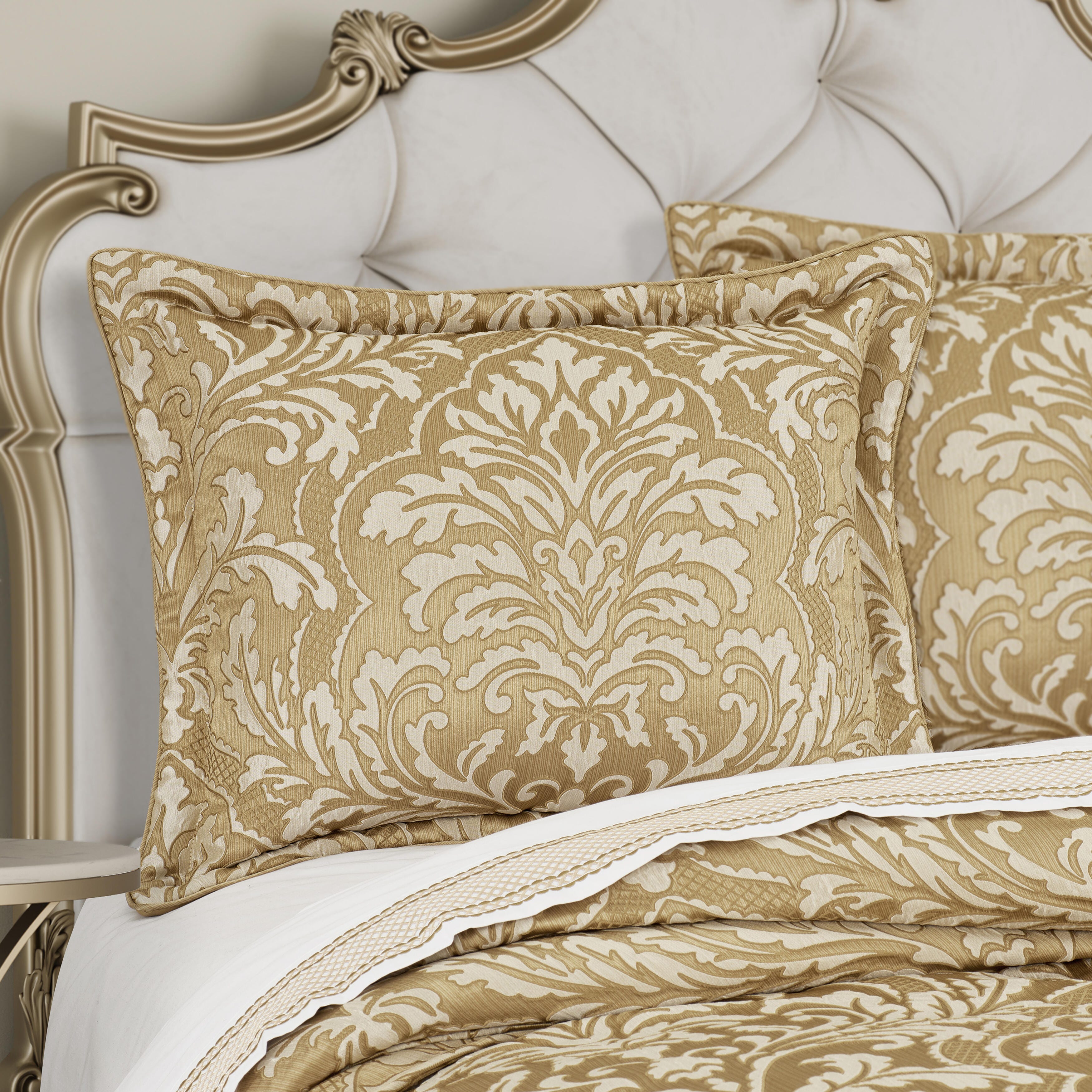 J.Queen New York Aurelia King 2 Piece Comforter Set, Gold, large