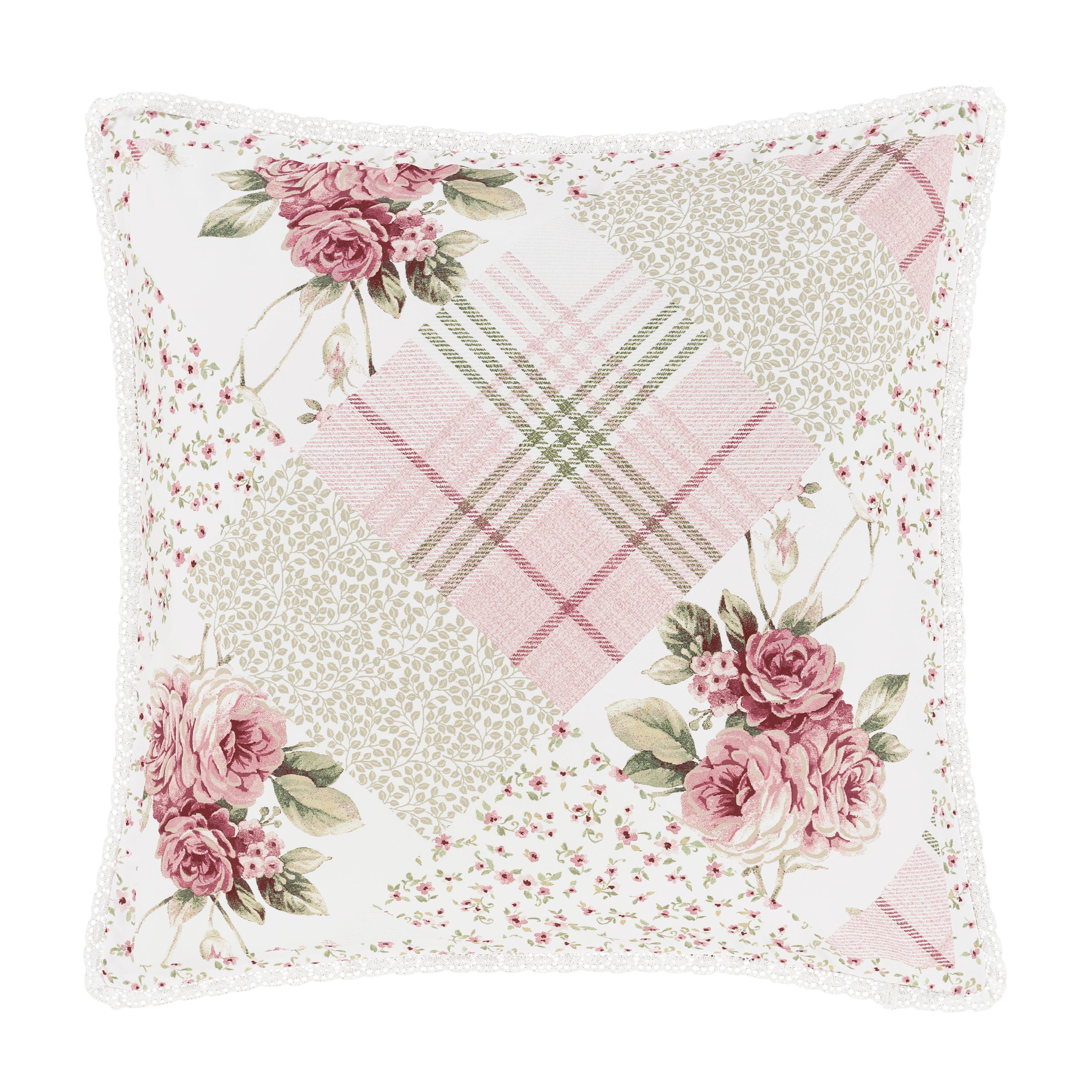Royal Court Bungalow Euro Sham, Rose, large