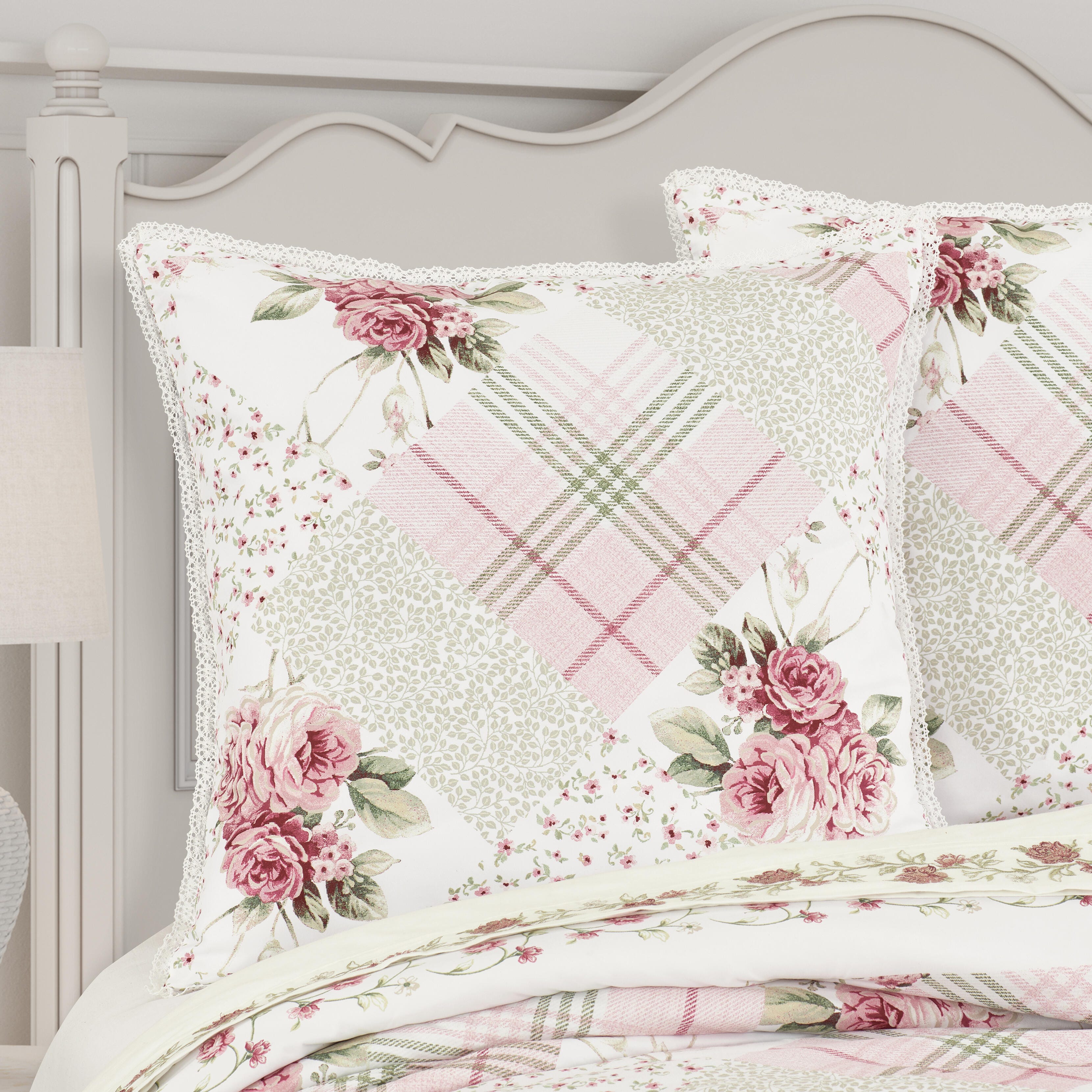Royal Court Bungalow Euro Sham, Rose, large