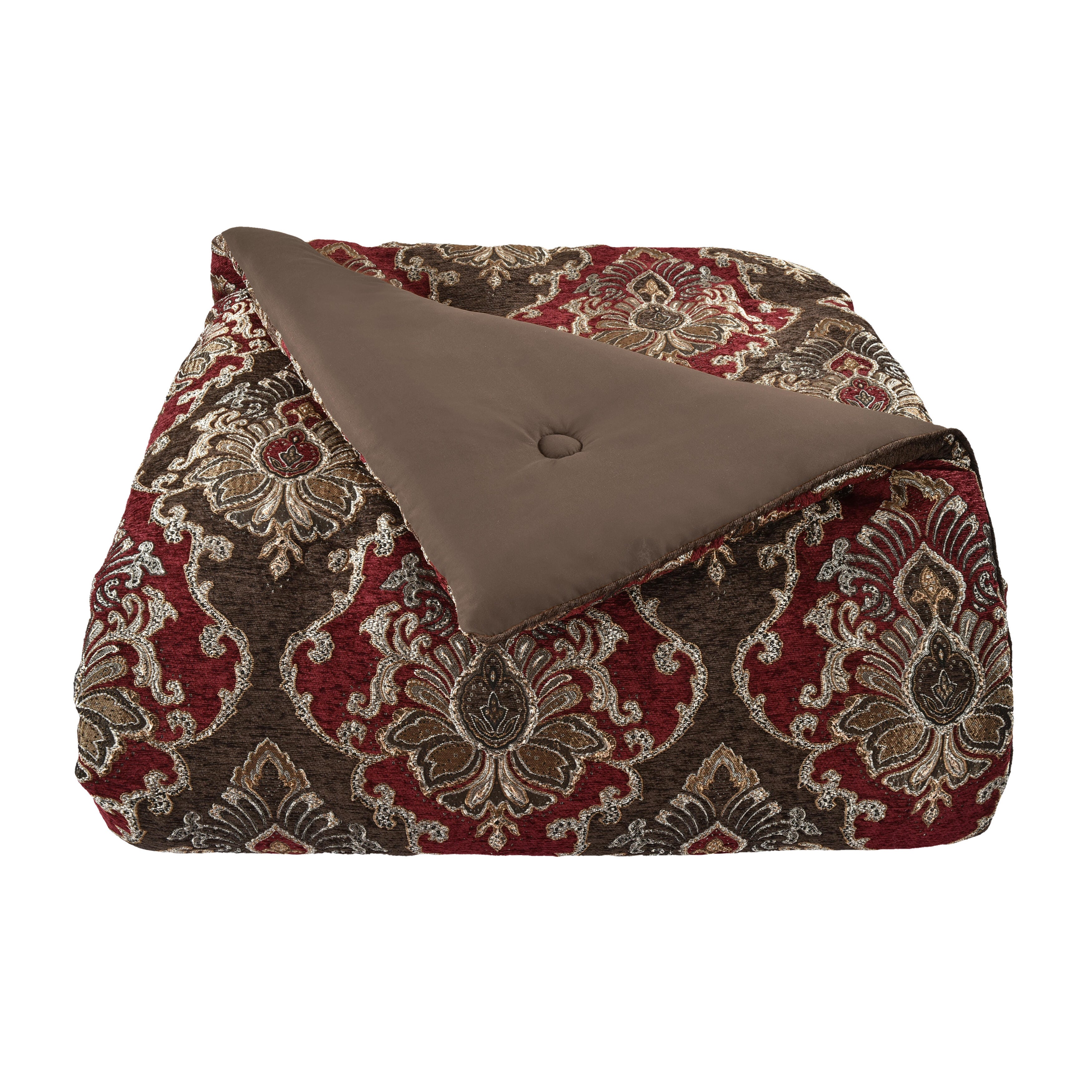 J.Queen New York Cerino Queen 2 Piece Comforter Set, Chocolate, rollover