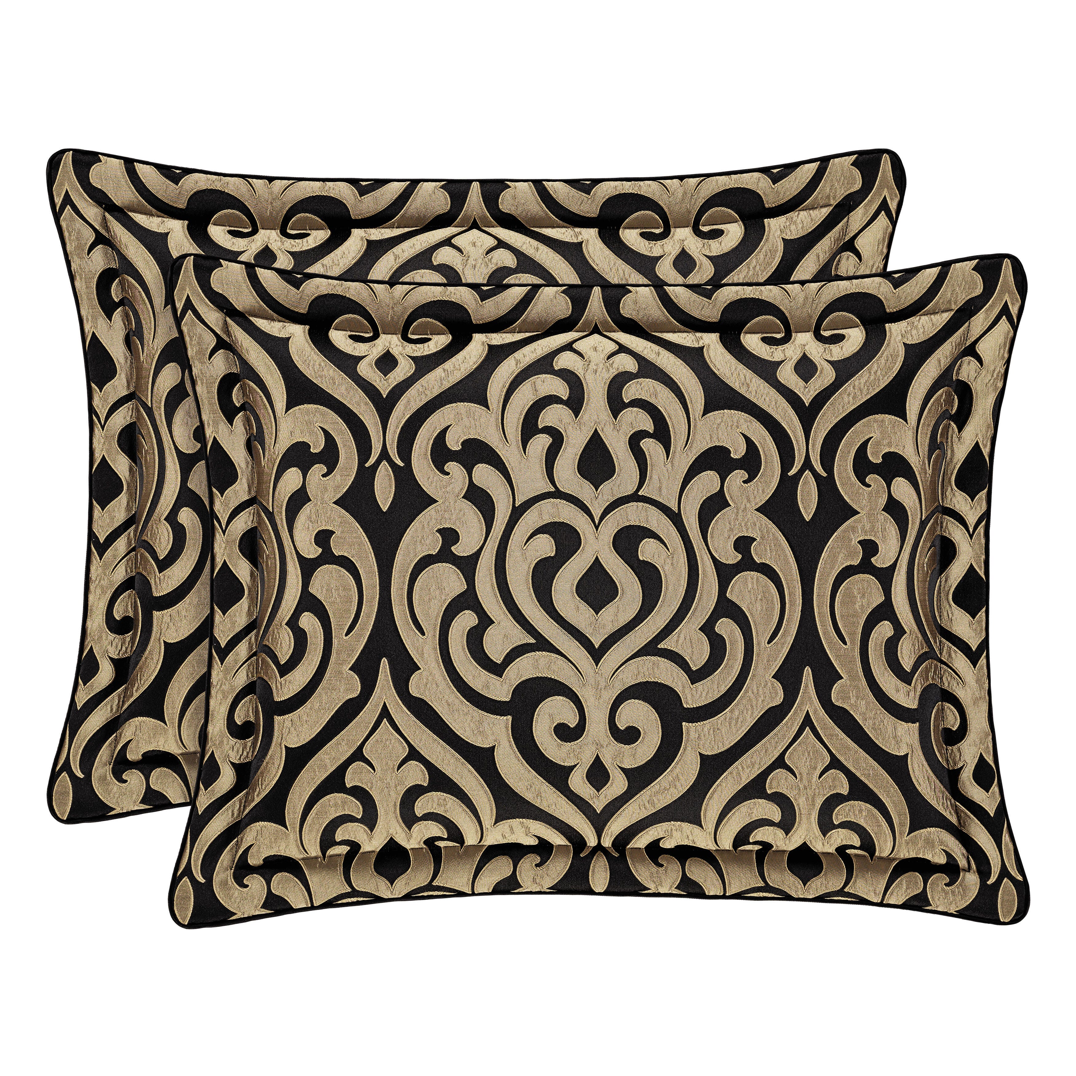 J.Queen New York Bolero  King 2 Piece Comforter Set, Black, large