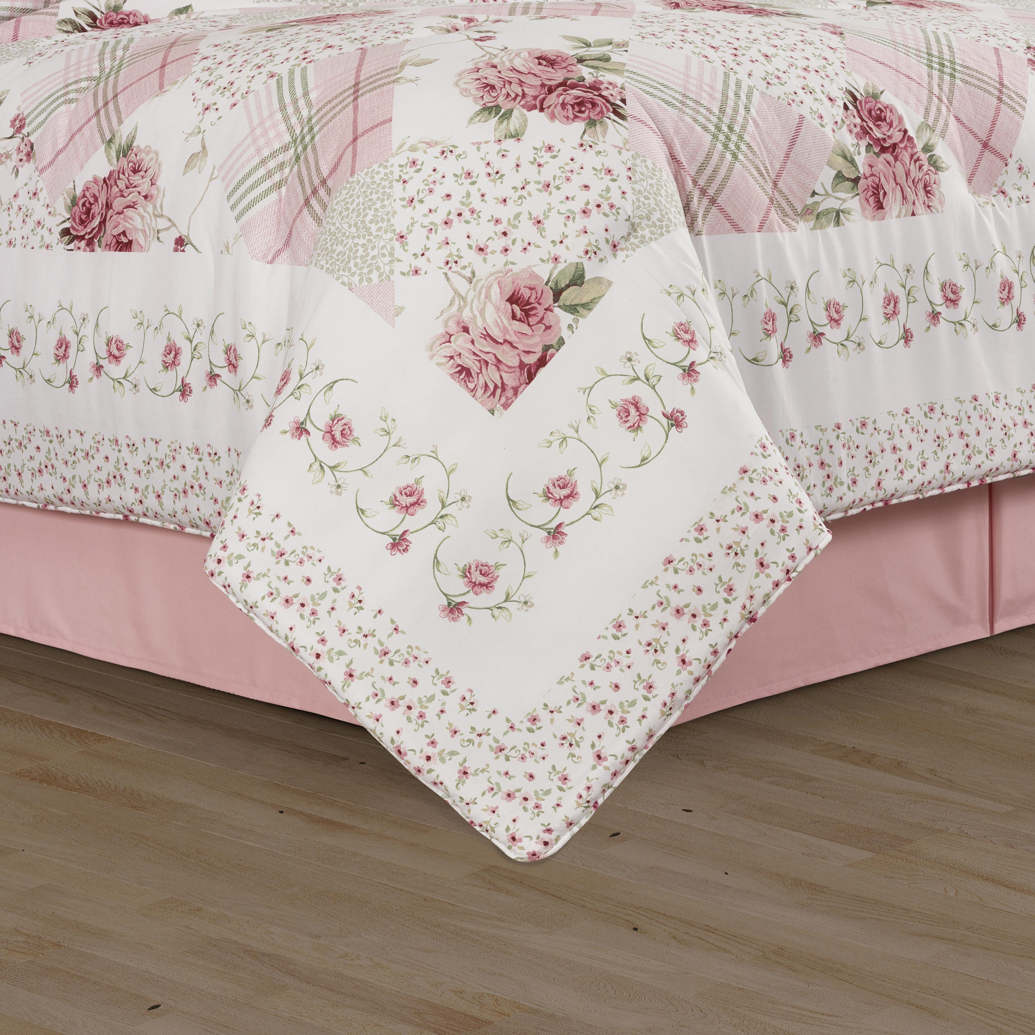 Royal Court Bungalow King 2 Piece Comforter Set, Rose, large