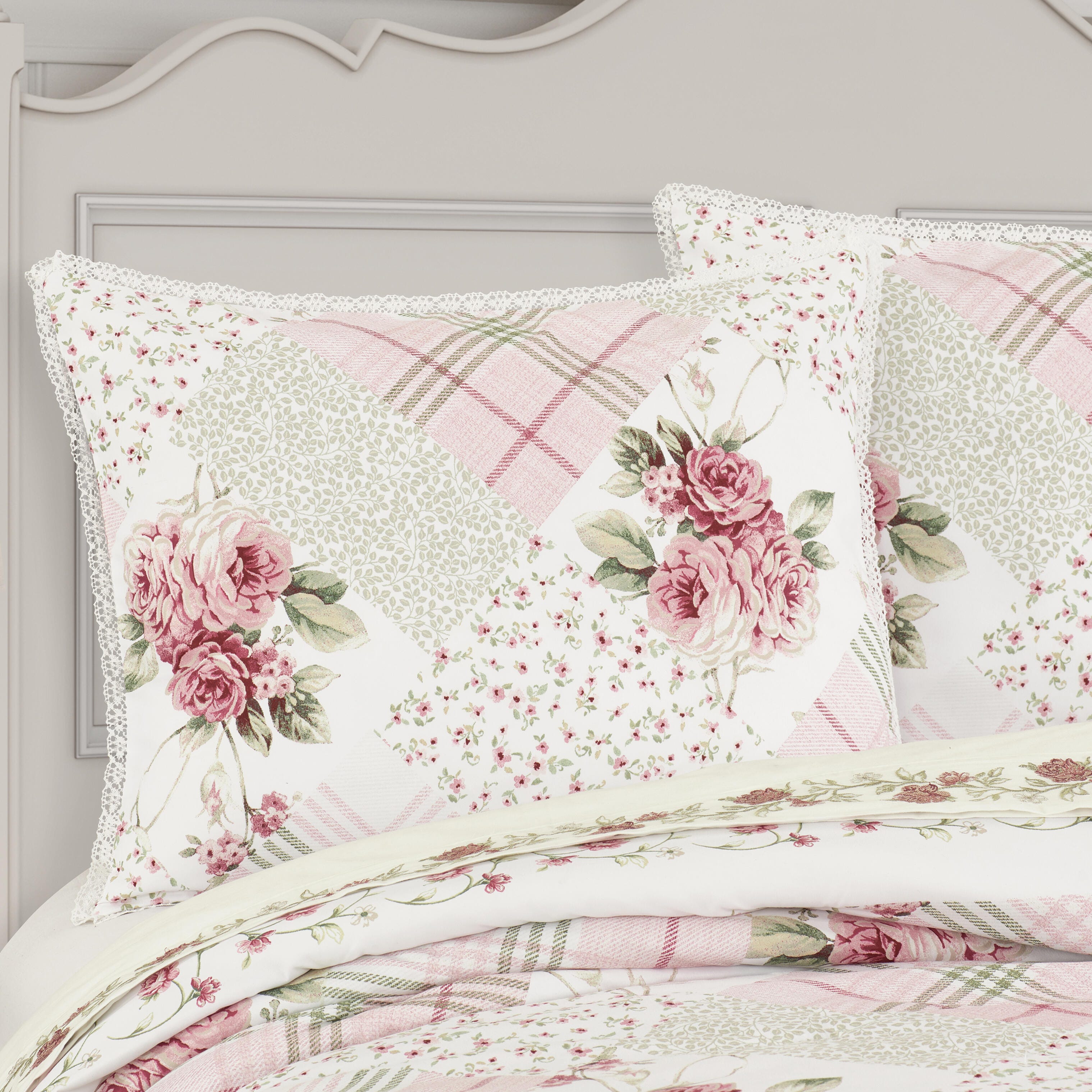 Royal Court Bungalow King 2 Piece Comforter Set, Rose, large