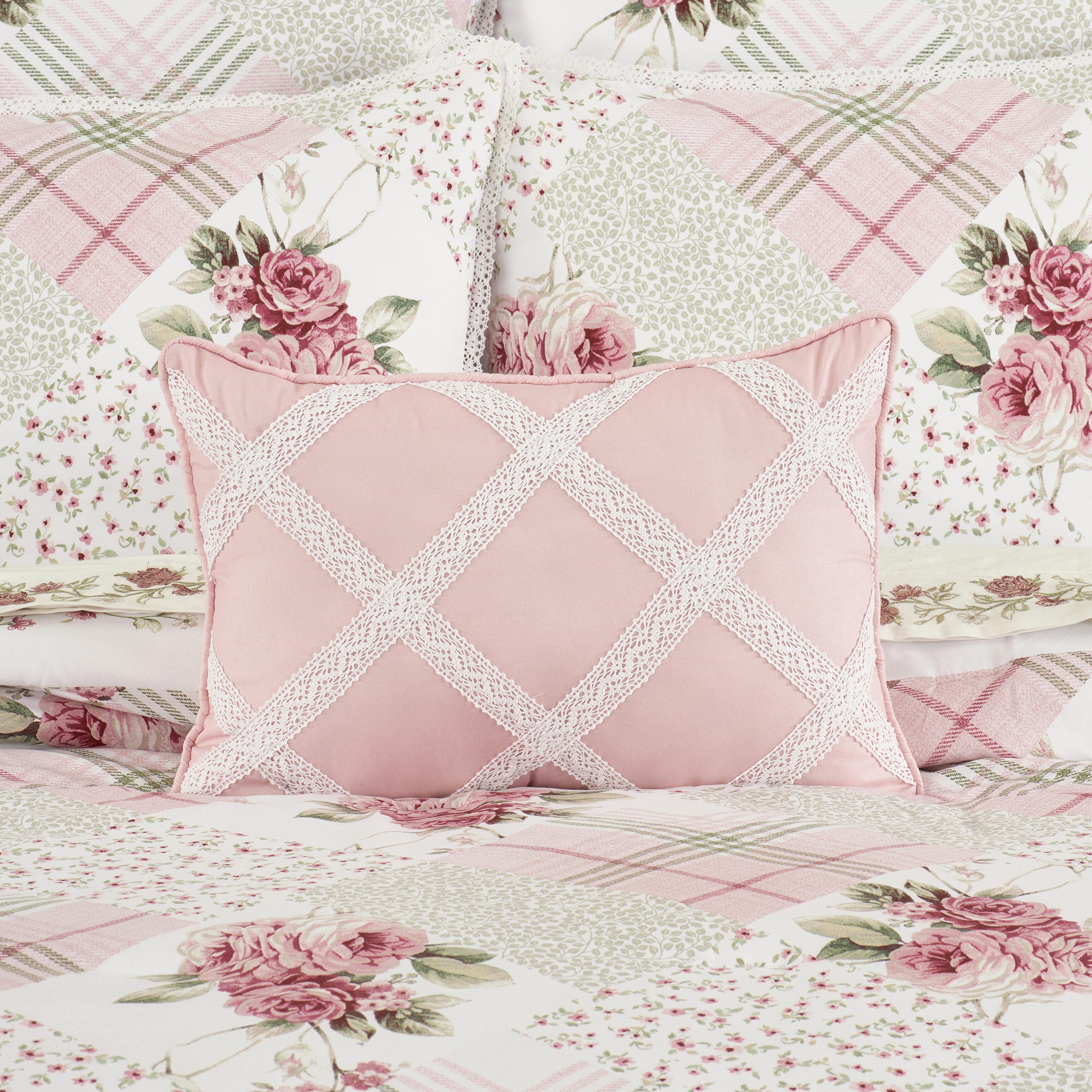 Royal Court Bungalow Boudoir Decorative Throw Pillow, Rose, rollover