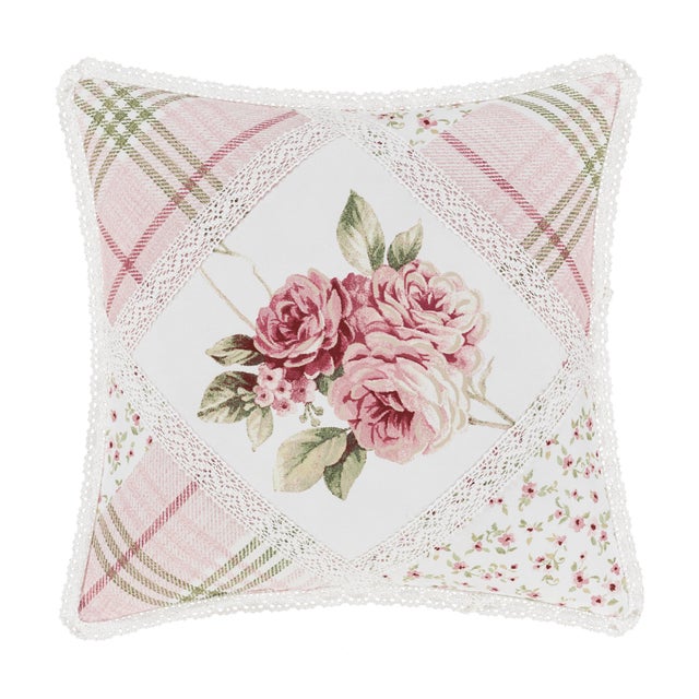 Royal Court Bungalow 16" Square Decorative Throw Pillow