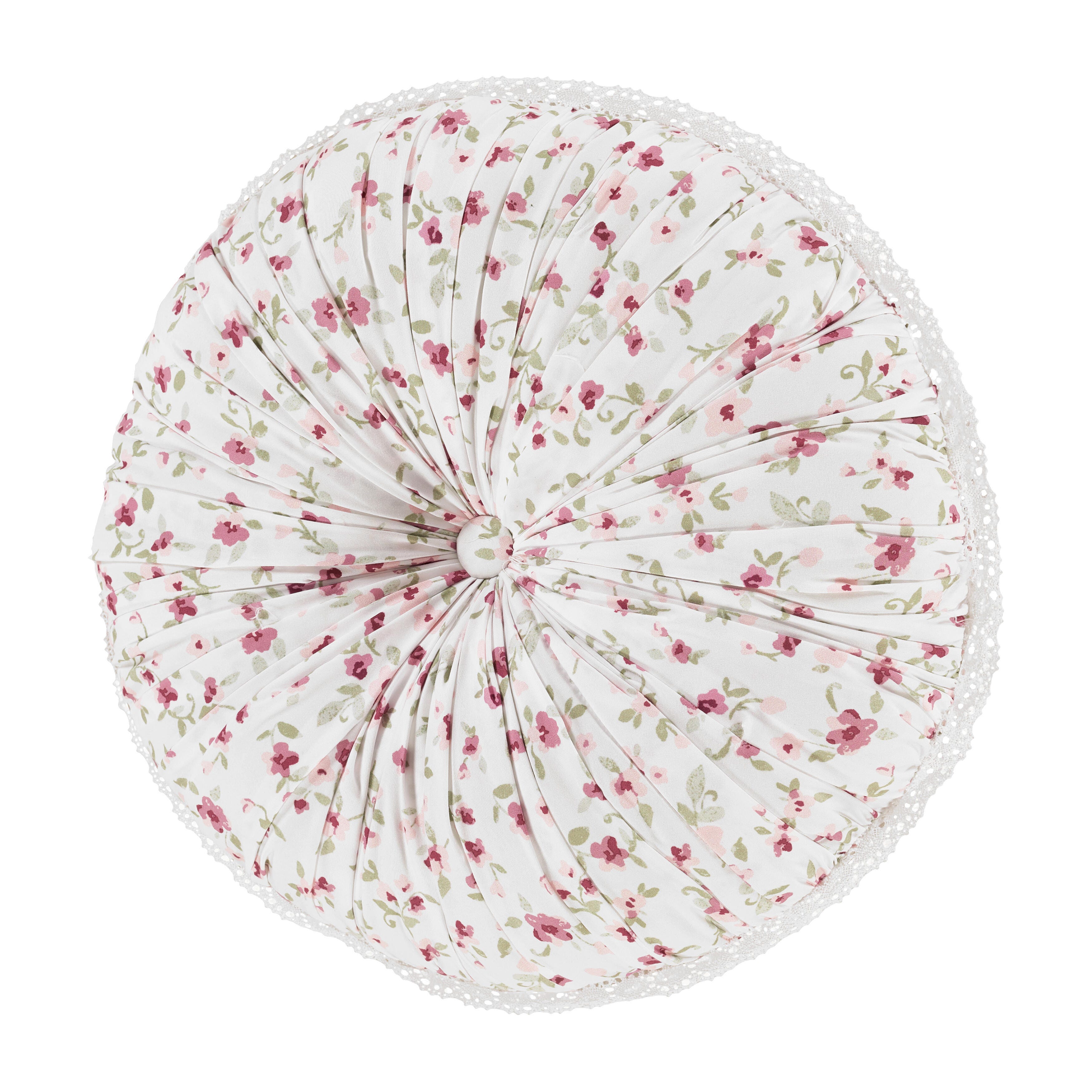 Royal Court Bungalow Round Decorative Throw Pillow, Rose, large