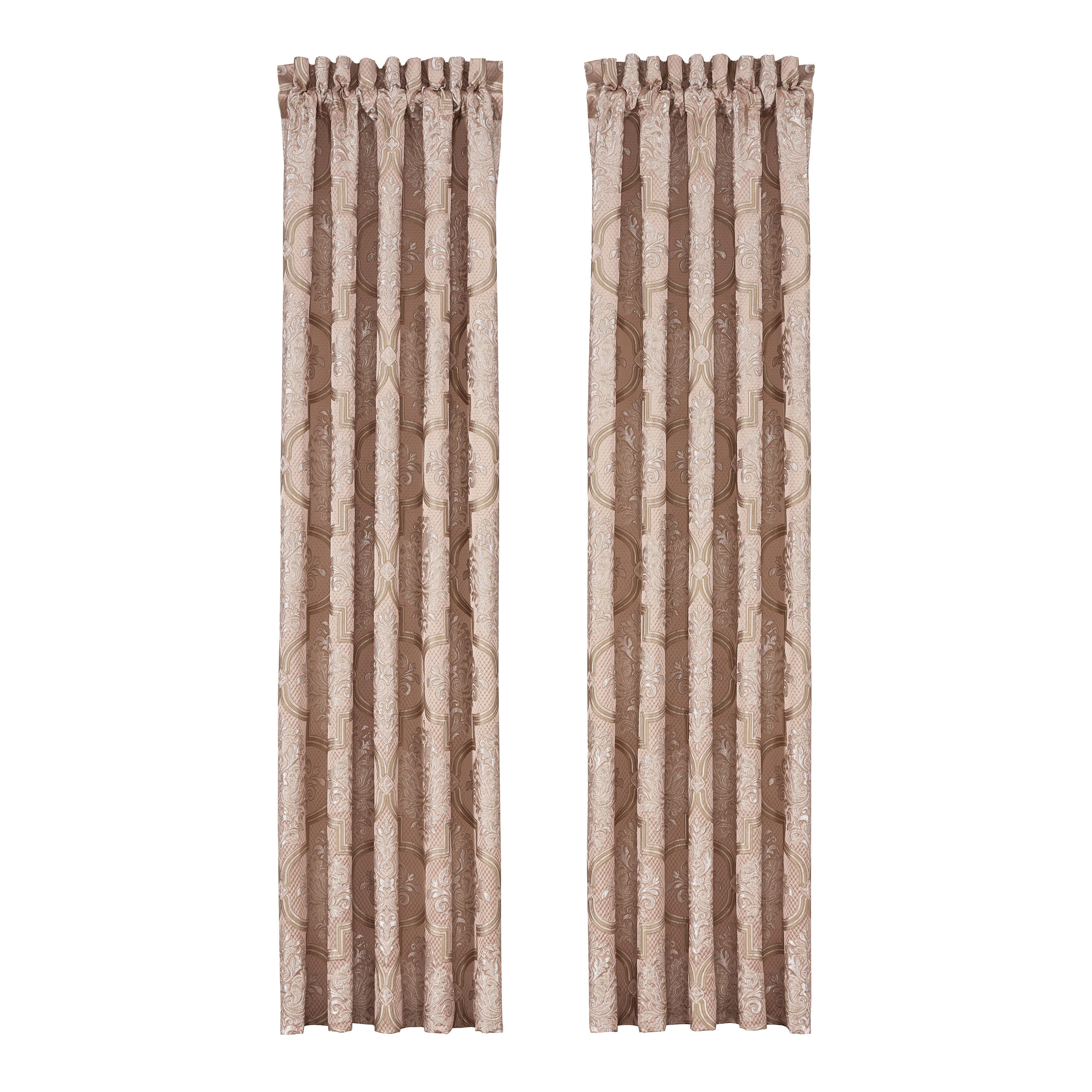 J.Queen New York Rosewater 84" Window Panel Pair, Blush, large