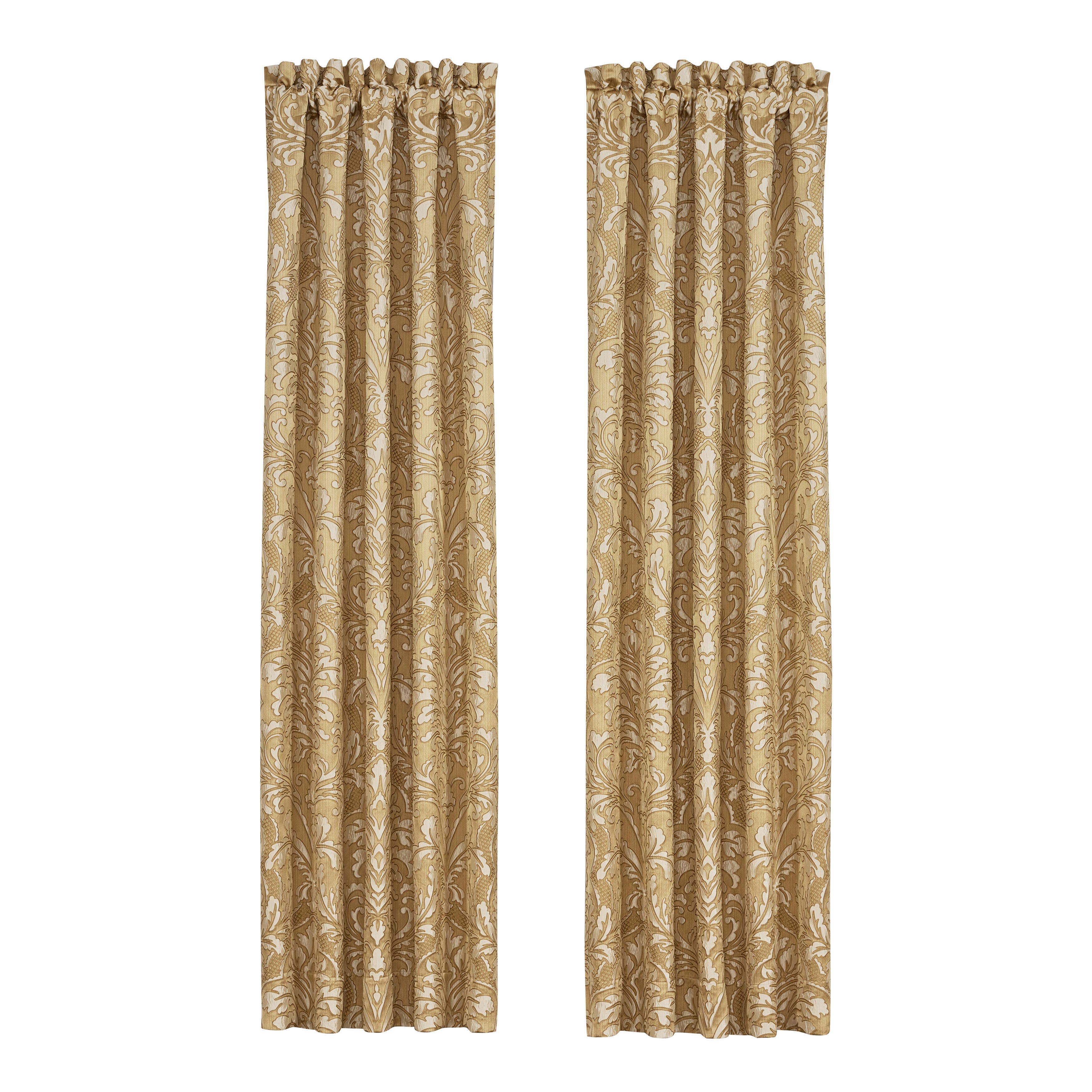 J.Queen New York Aurelia 84" Window Panel Pair, Gold, large