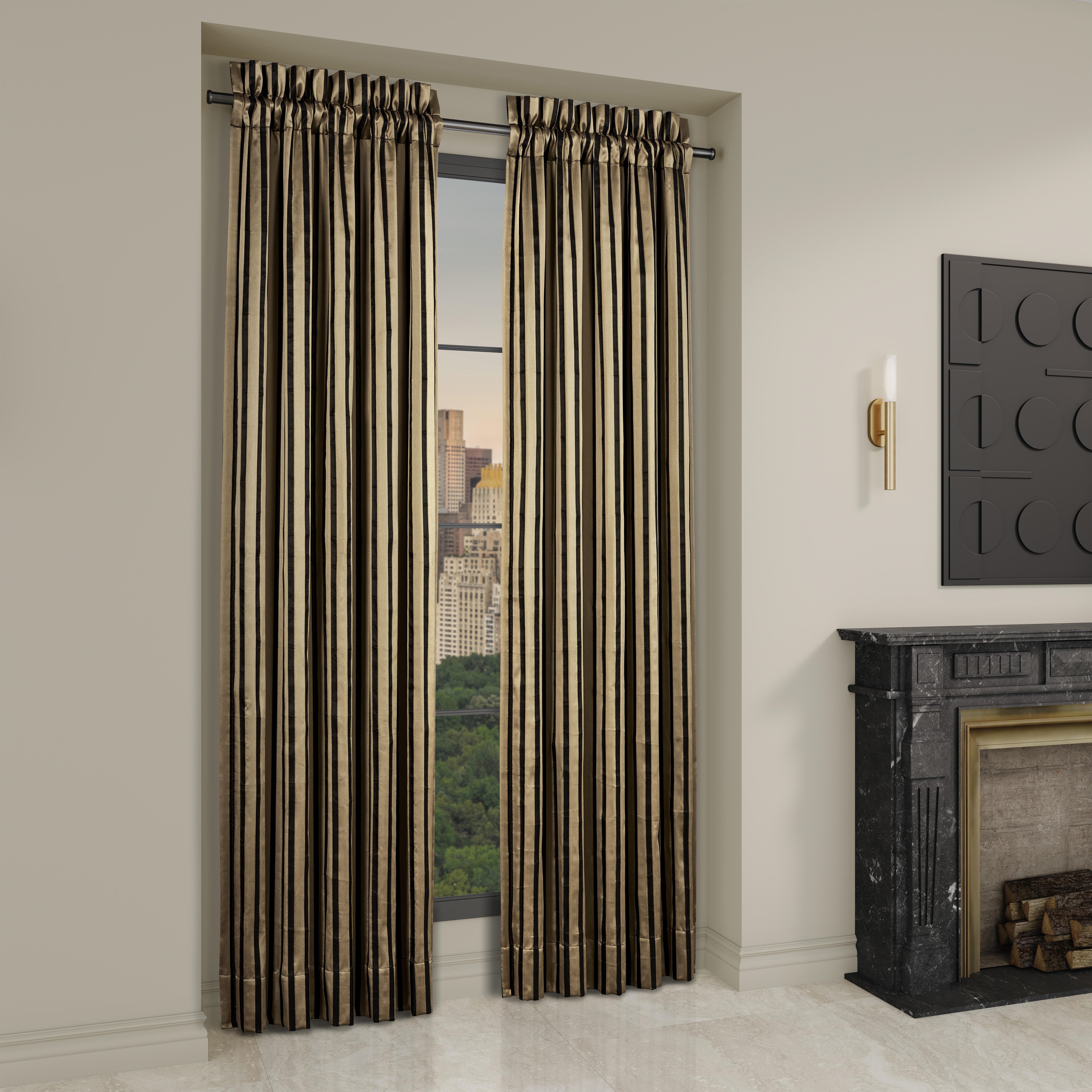 J. New York Calvari 84" Window Panel Pair