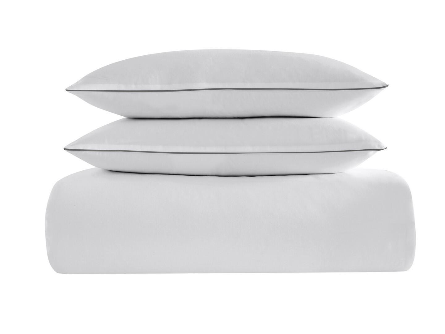 Christian Siriano NY 2 Piece Twin Duvet Set, Gray, large
