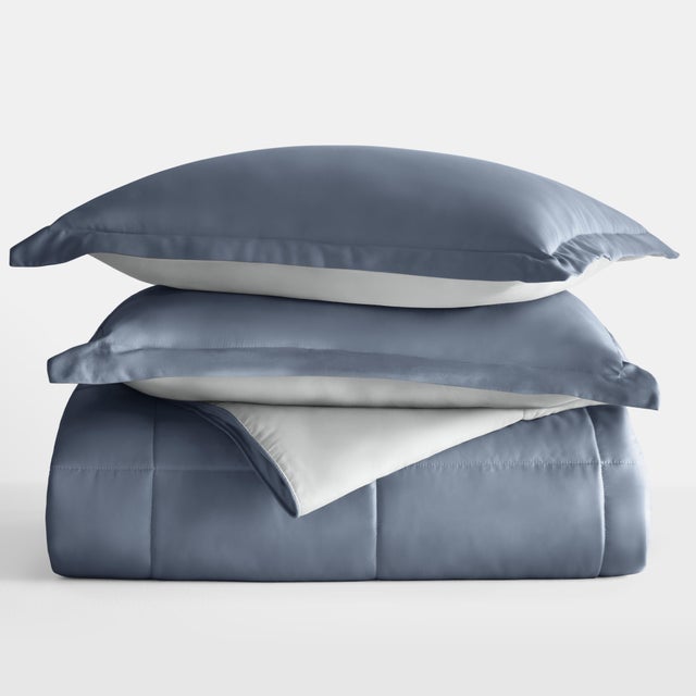 iEnjoy Home Full/Queen Solid Comforter Set