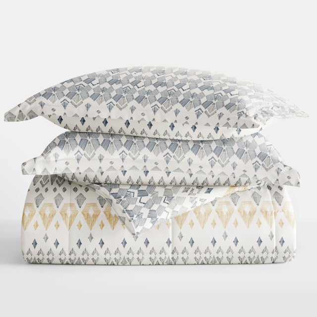 iEnjoy Home Mayan Stamp Full/Queen Comforter Set