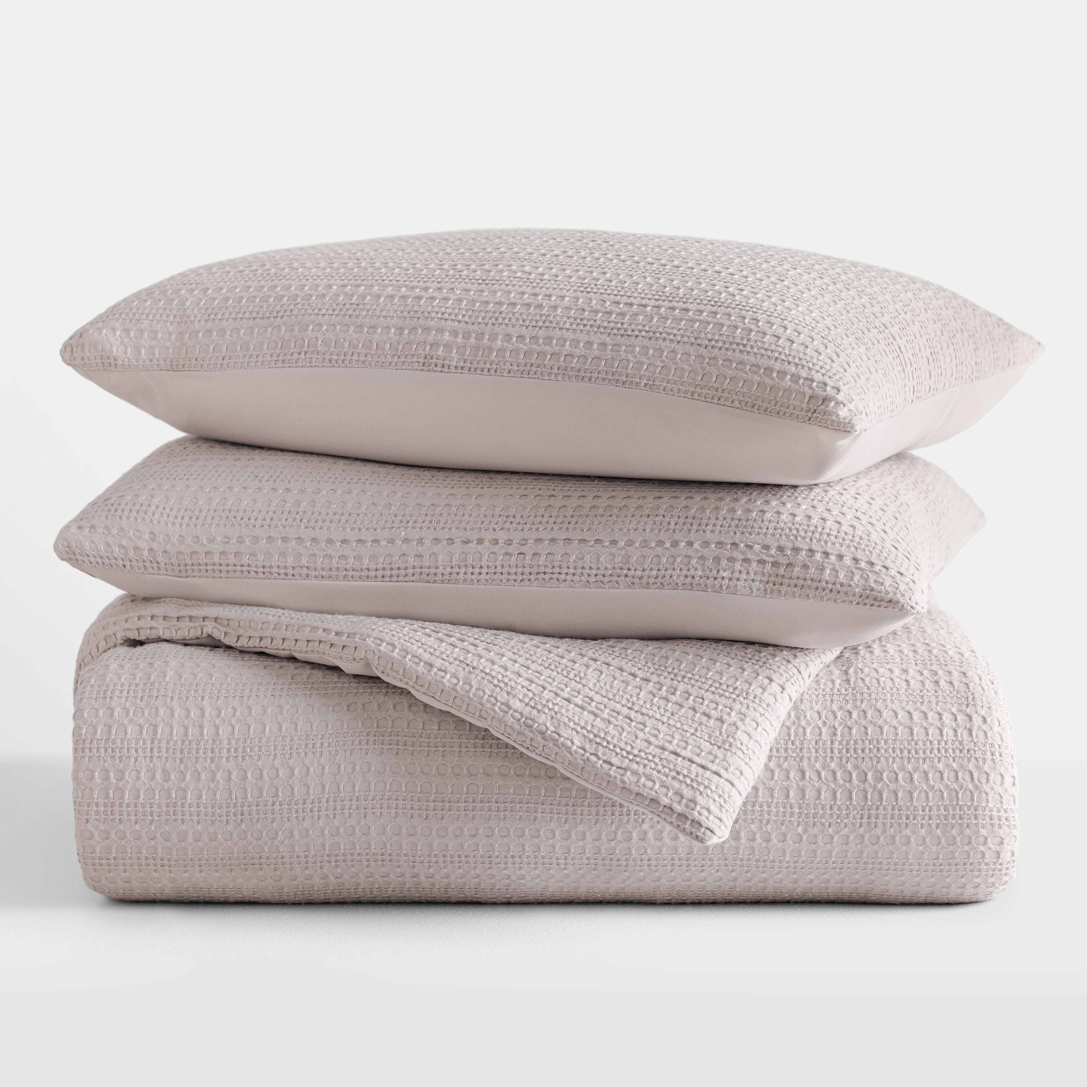 iEnjoy Home 3 Piece King/California King Comforter Set, Mauve, large