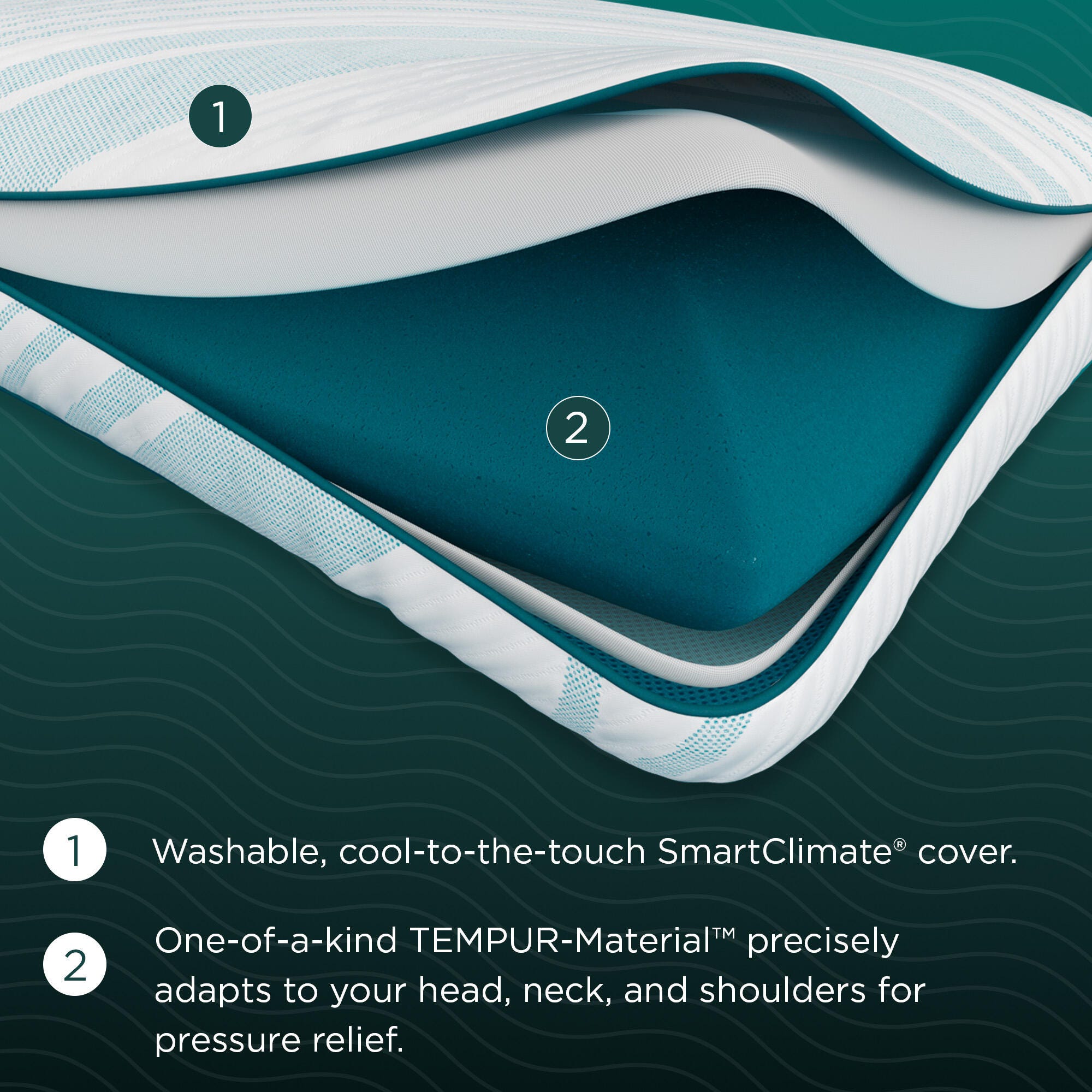 TEMPUR-Adapt® ProHi King Pillow | Ashley