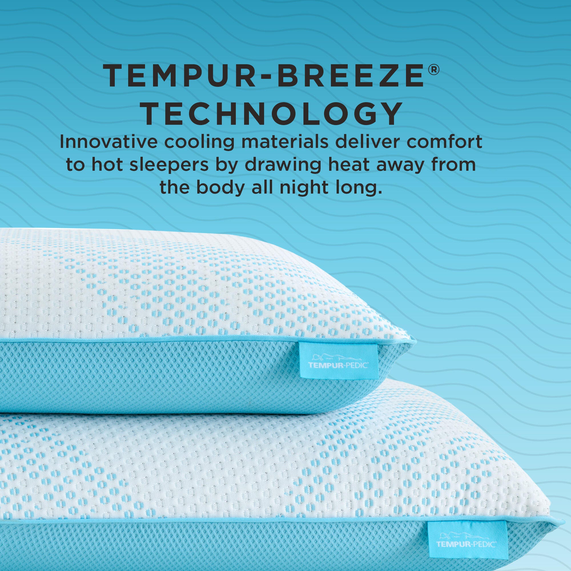 TEMPUR-Breeze® ProLo King Pillow, , large