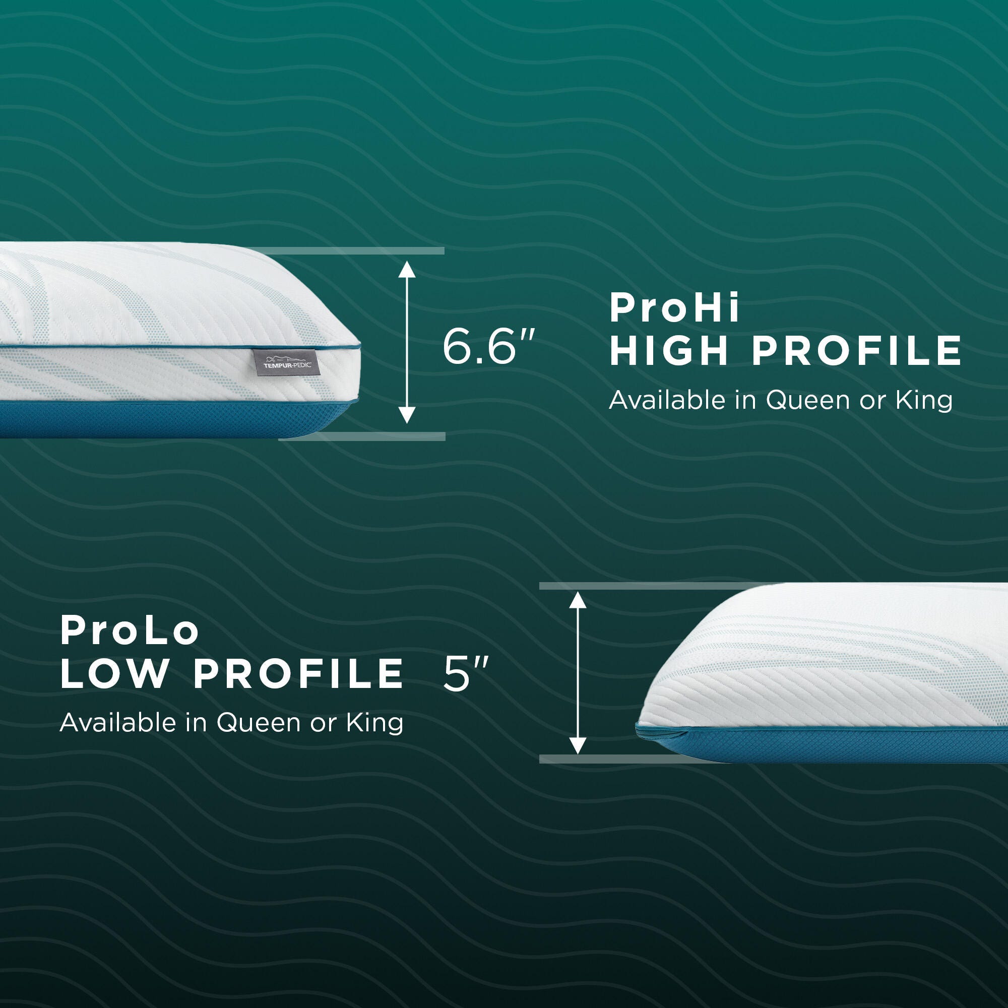 TEMPUR-Adapt® ProLo King Pillow, , large