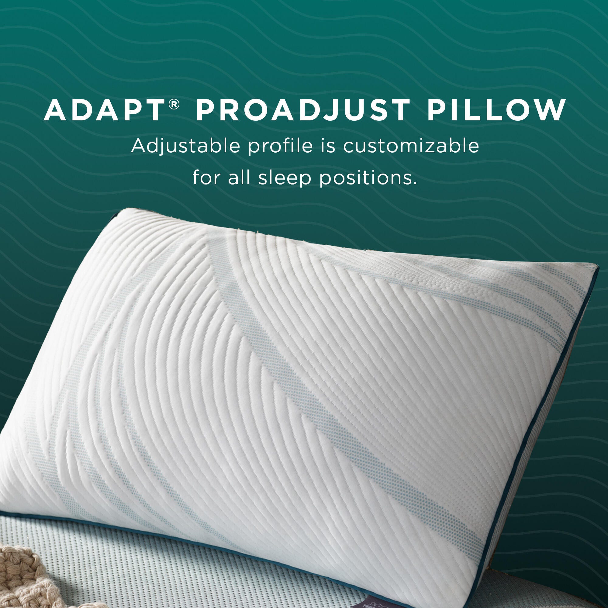 TEMPUR-Adapt® Adjustable Queen Pillow, , large