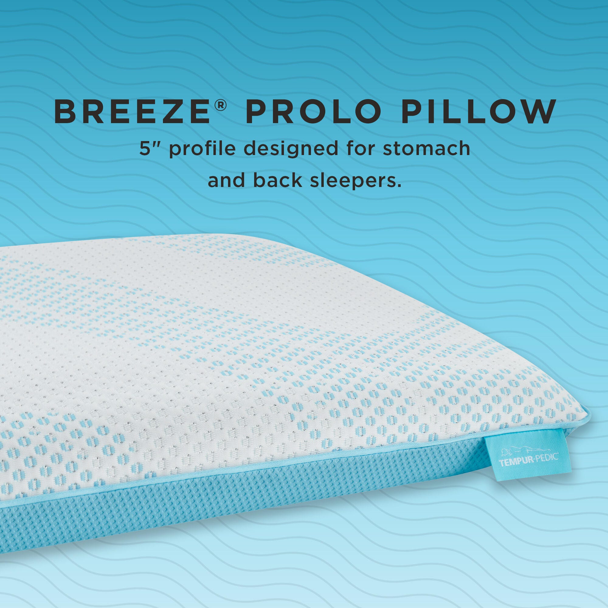 TEMPUR-Breeze® ProLo Queen Pillow | Ashley