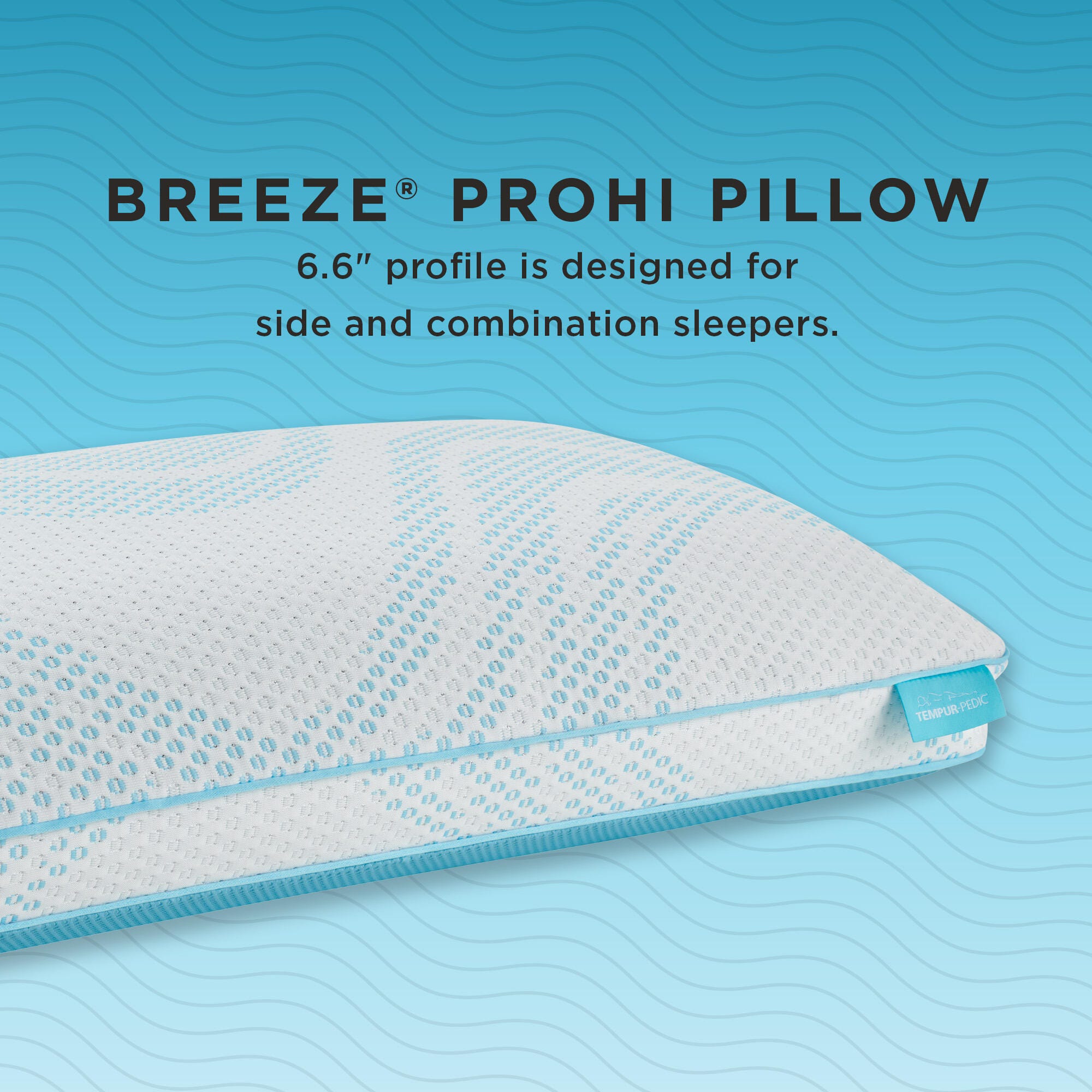TEMPUR-Breeze® ProHi Queen Pillow, , large