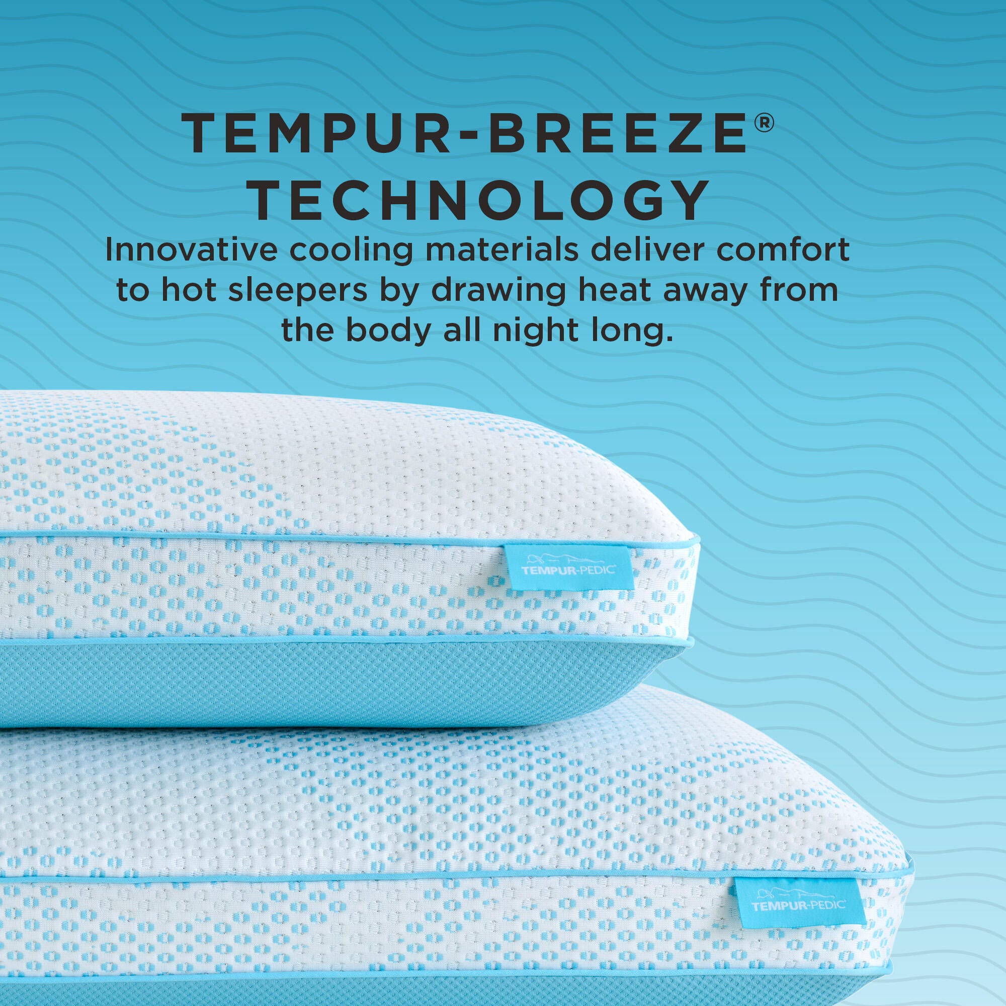 TEMPUR-Breeze® ProHi Queen Pillow, , large