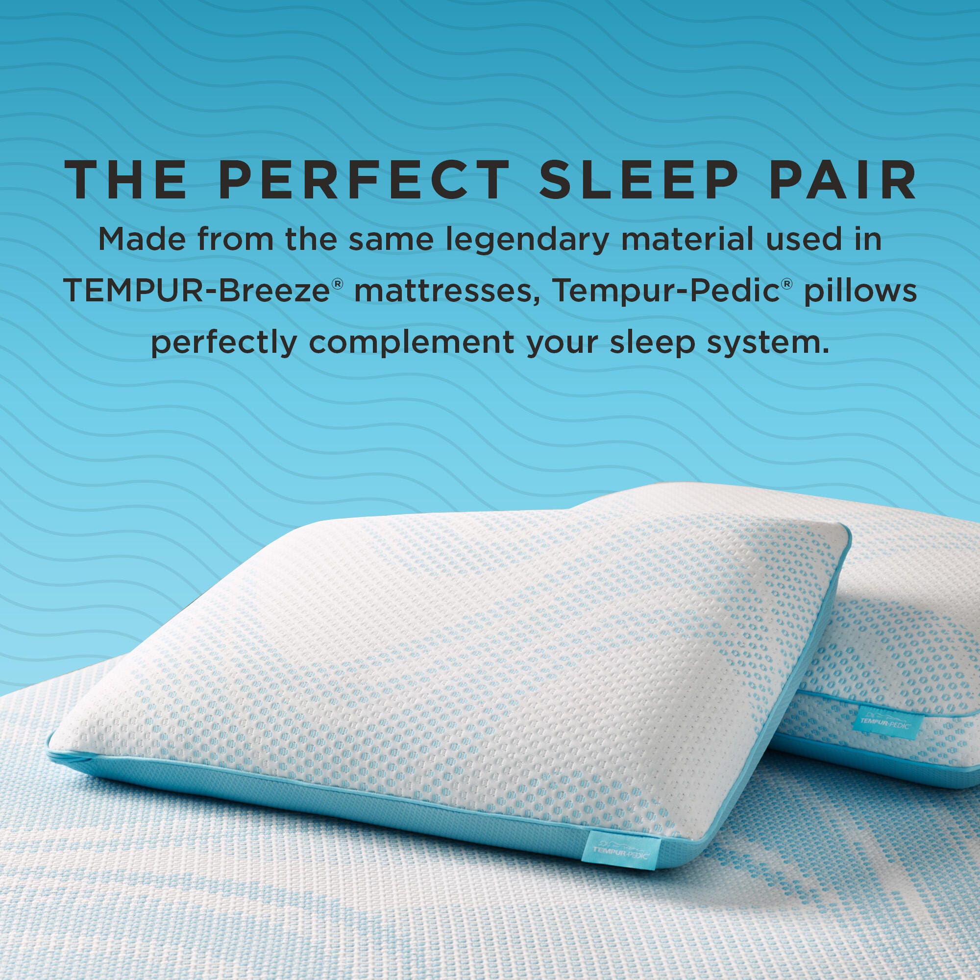 TEMPUR-Breeze® ProHi Queen Pillow, , large