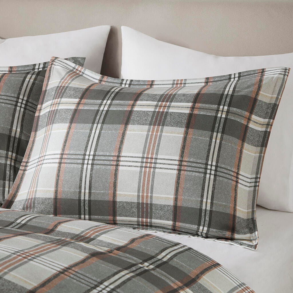 Intelligent Design Plaid Full/Queen Comforter Set, , large