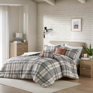 Intelligent Design Plaid Twin/Twin XL Comforter Set