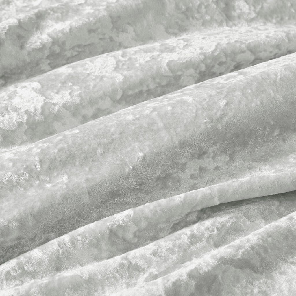 Intelligent Design Crushed Velvet Sherpa Reversible King/California King Comforter Set, Silver, large