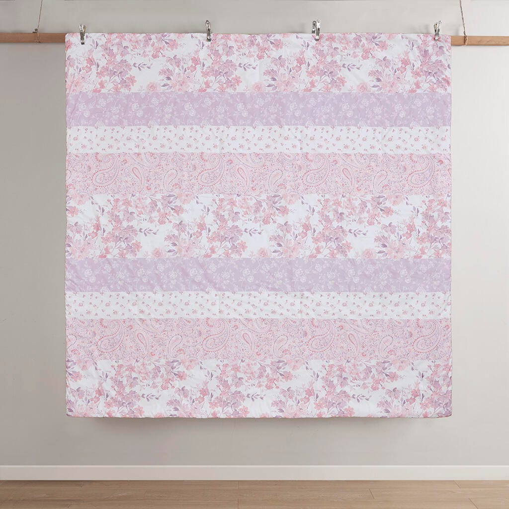 Intelligent Design Floral Paisley Twin/Twin XL Comforter Set, Pink, large