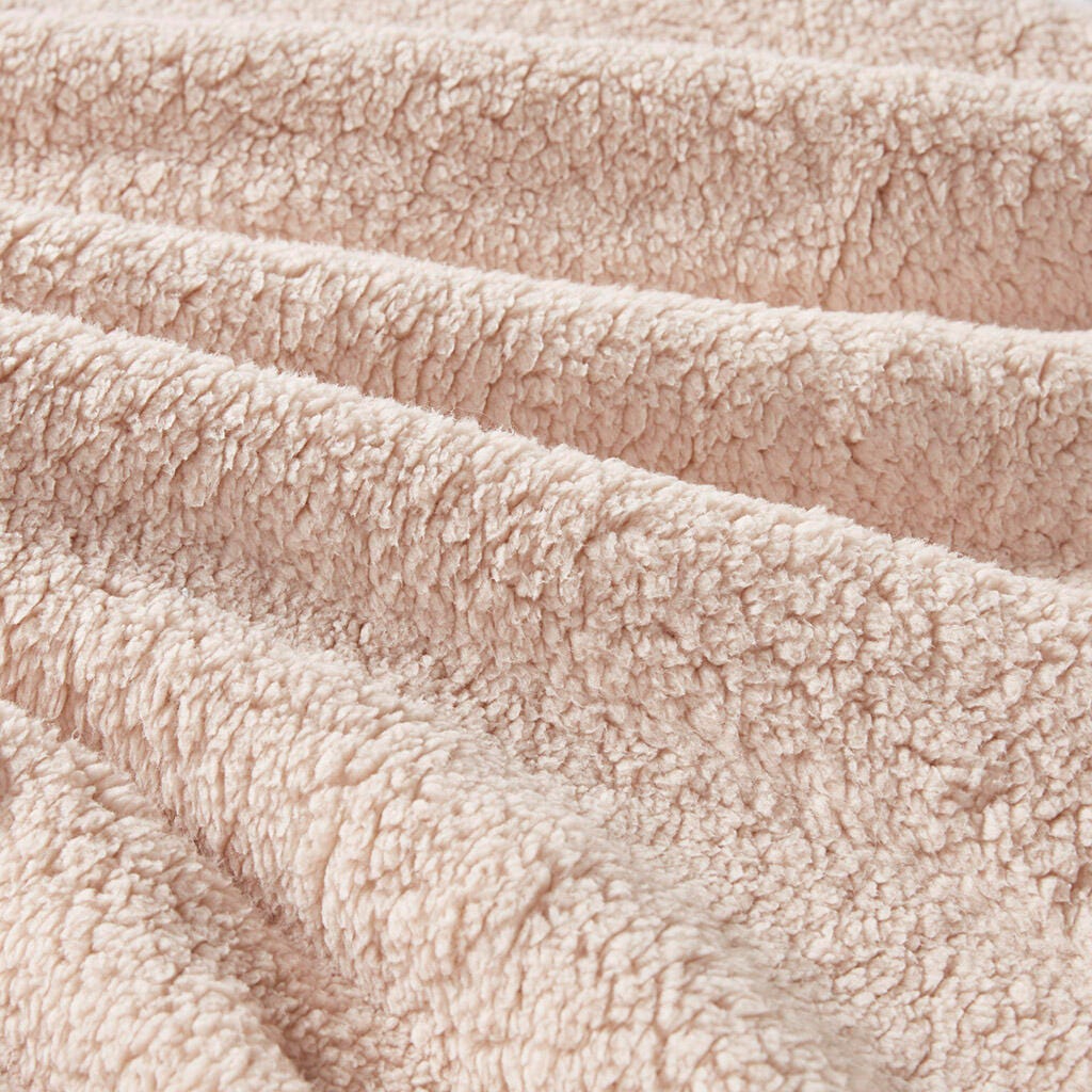 Intelligent Design Crushed Velvet Sherpa Reversible Full/Queen Comforter Set, Blush, large