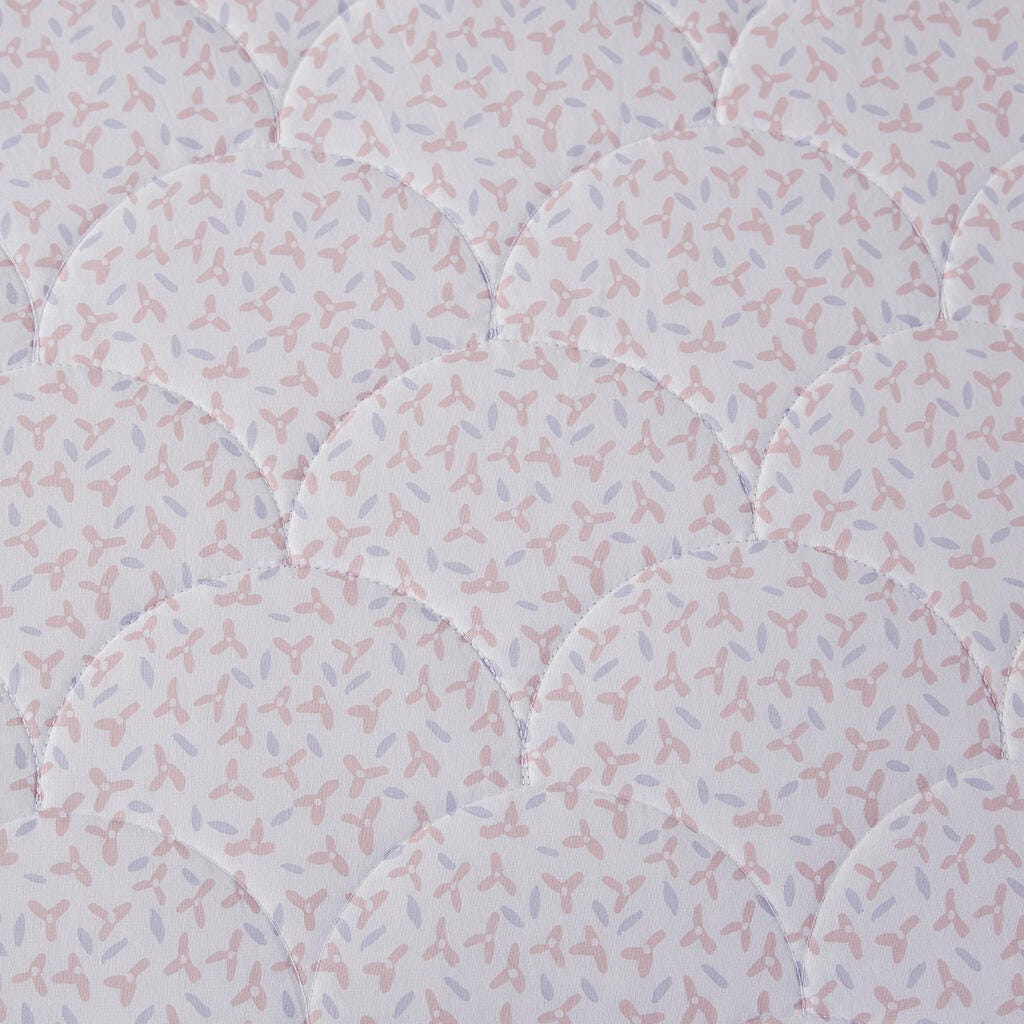 Urban Habitat Kids Animals Reversible Cotton Full/Queen Quilt Set, Blush, large