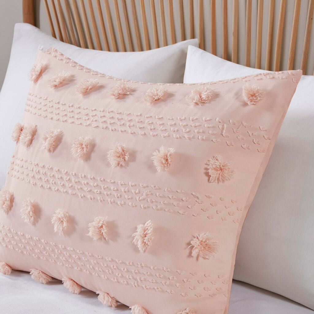 Intelligent Design Clip Jacquard Twin/Twin XL Comforter Set, Pink, large
