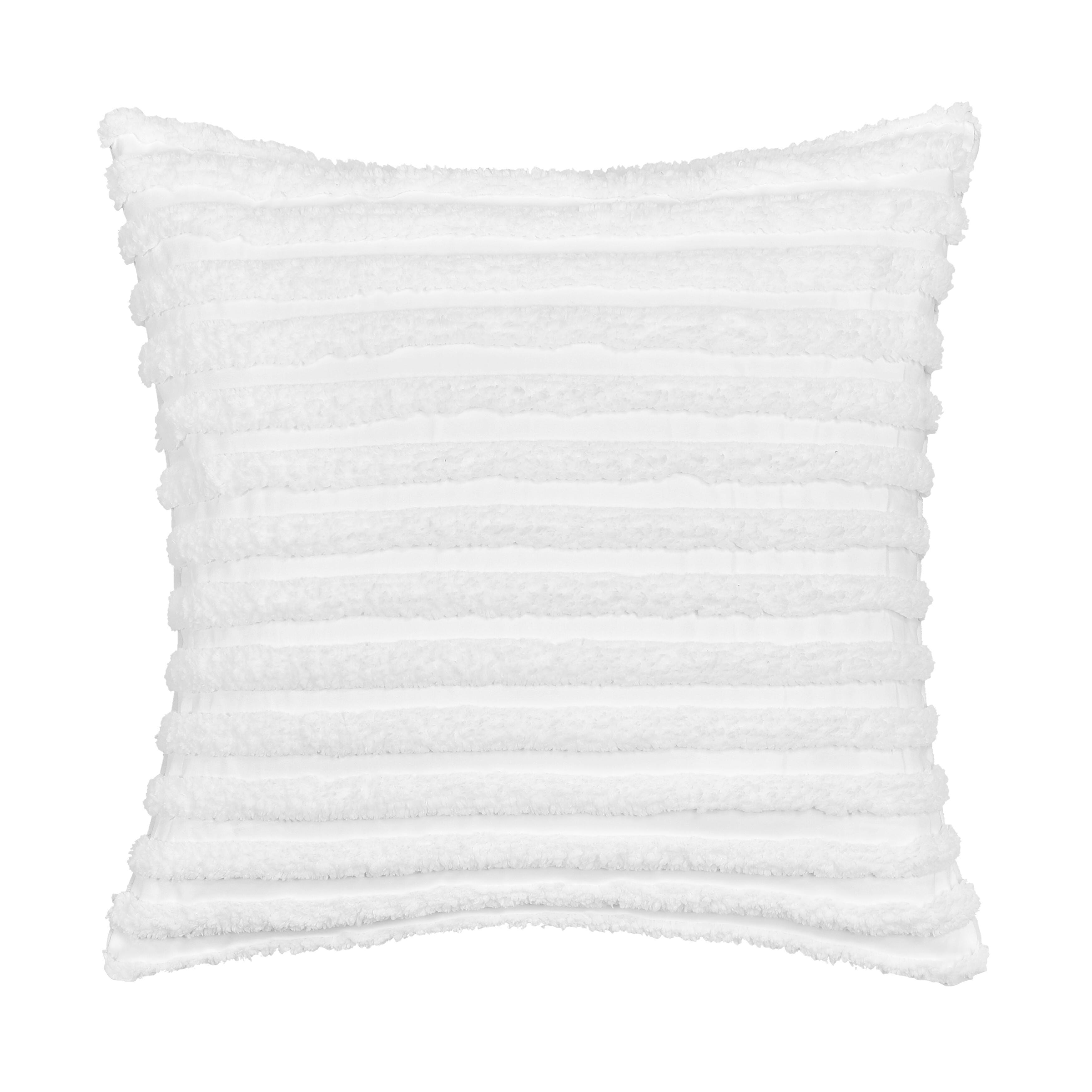 J. Queen Bold Darby Decorative Throw Pillow, White, large