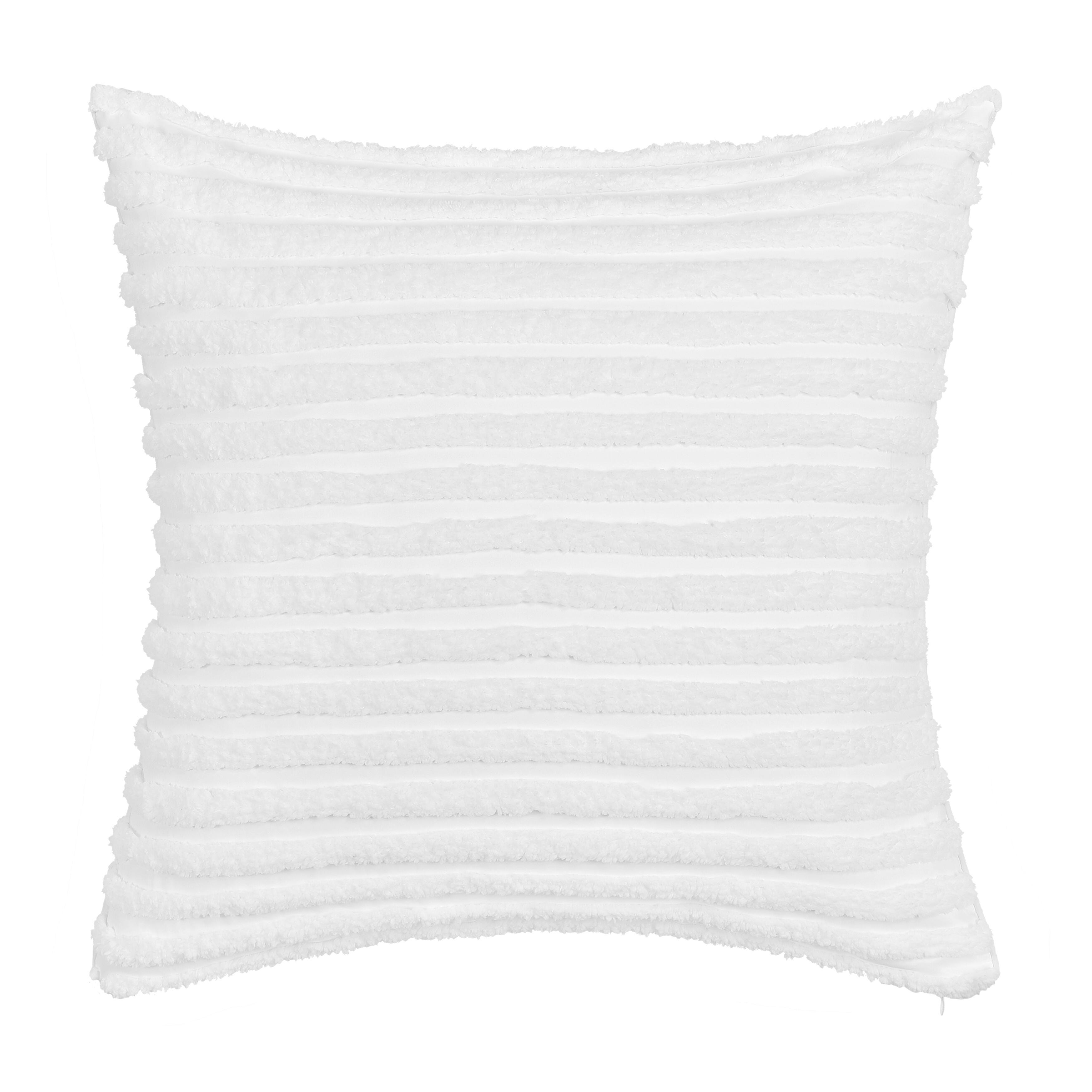 J. Queen Bold Darby Euro Sham, White, large