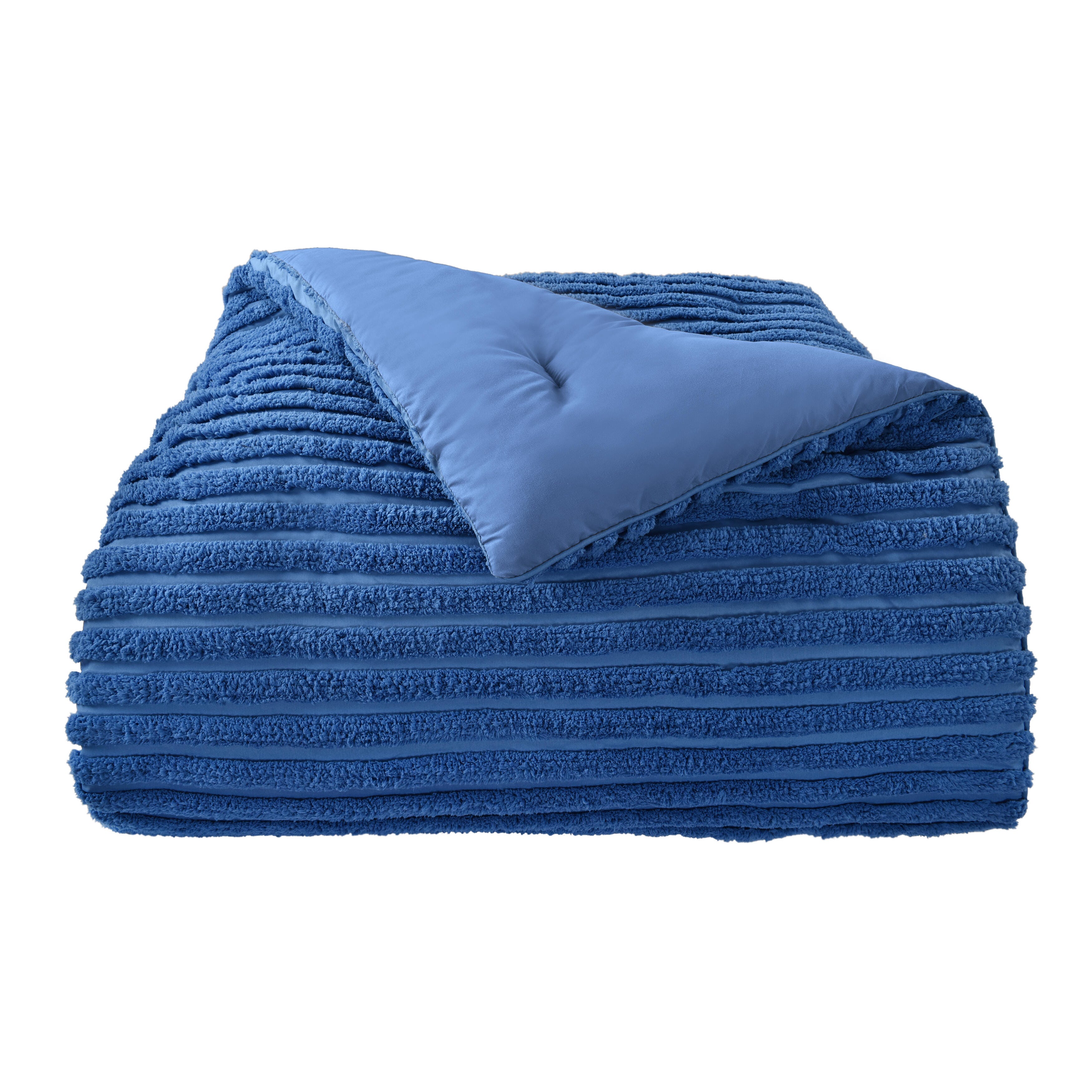 J. Queen Bold Darby King/California King 3 Piece Comforter Set, Azure, large