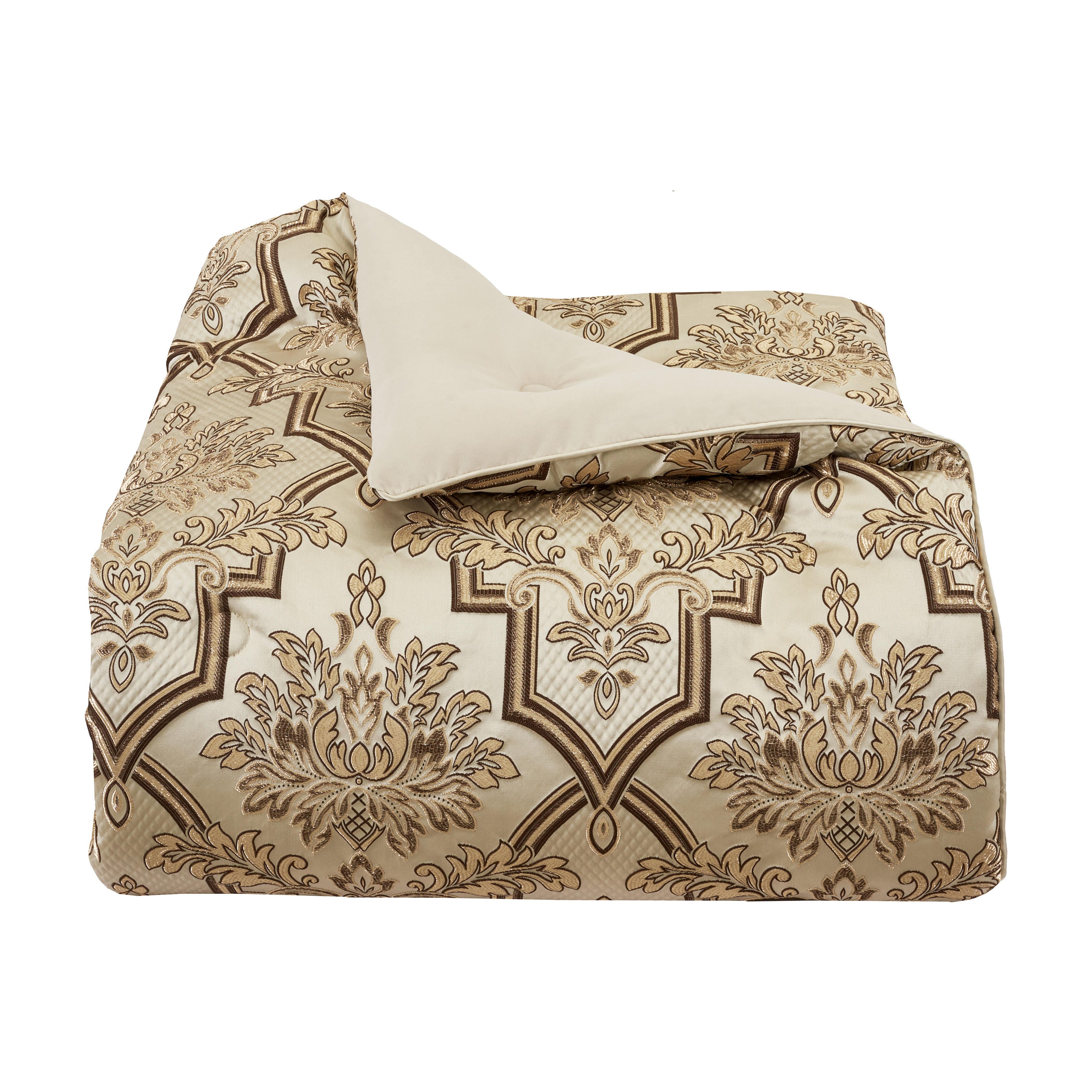 J. Queen New York Gold Coast King 4 Piece Comforter Set, Sand, rollover
