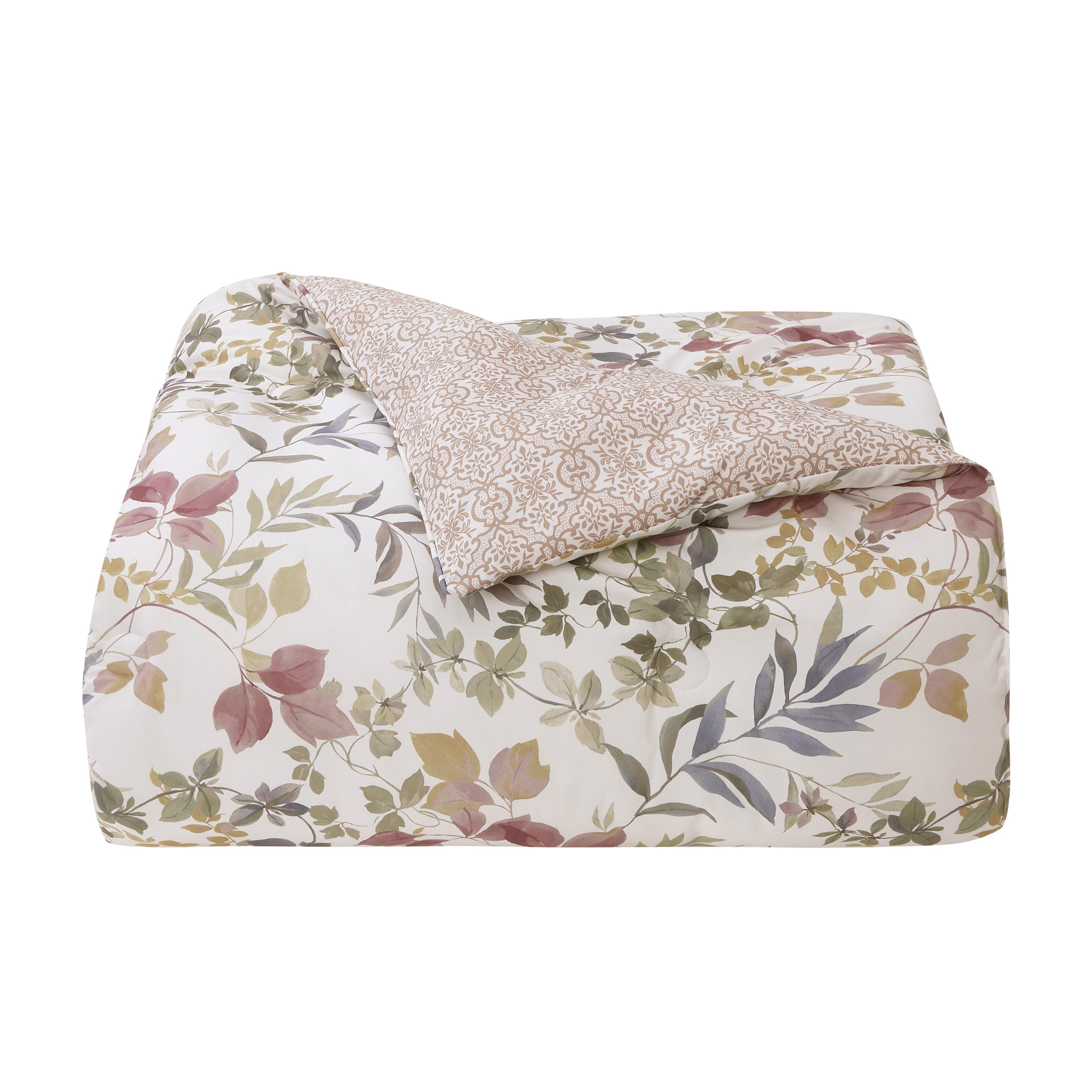 Royal Court Rosewood King 4 Piece Comforter Set, Rose, rollover