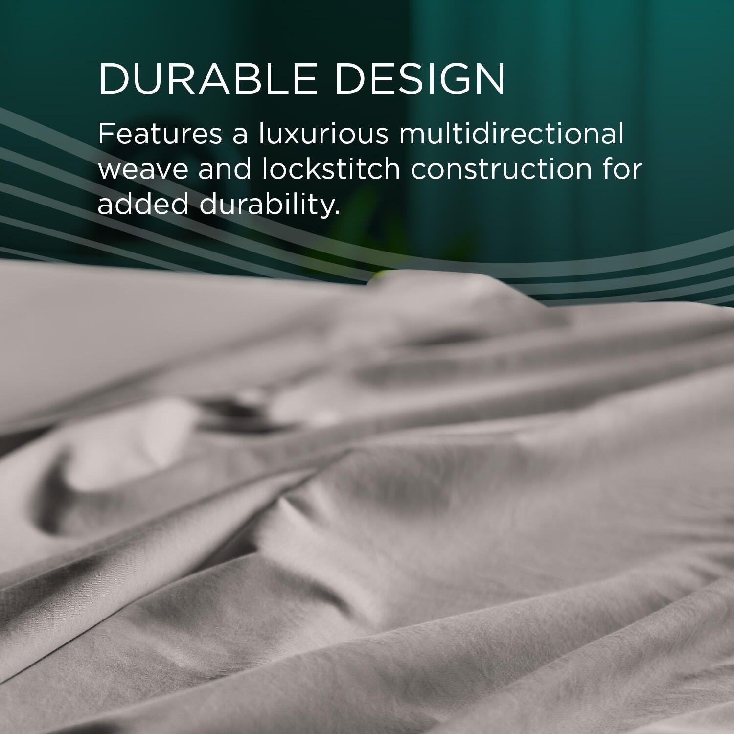 Tempur-Pedic TEMPUR-Adapt Luxe 4-Piece King Sheet Set, Graphite, large