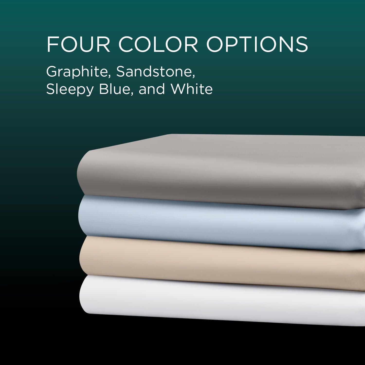 Tempur-Pedic TEMPUR-Adapt Luxe 5-Piece Split King Sheet Set, Sleepy Blue, large