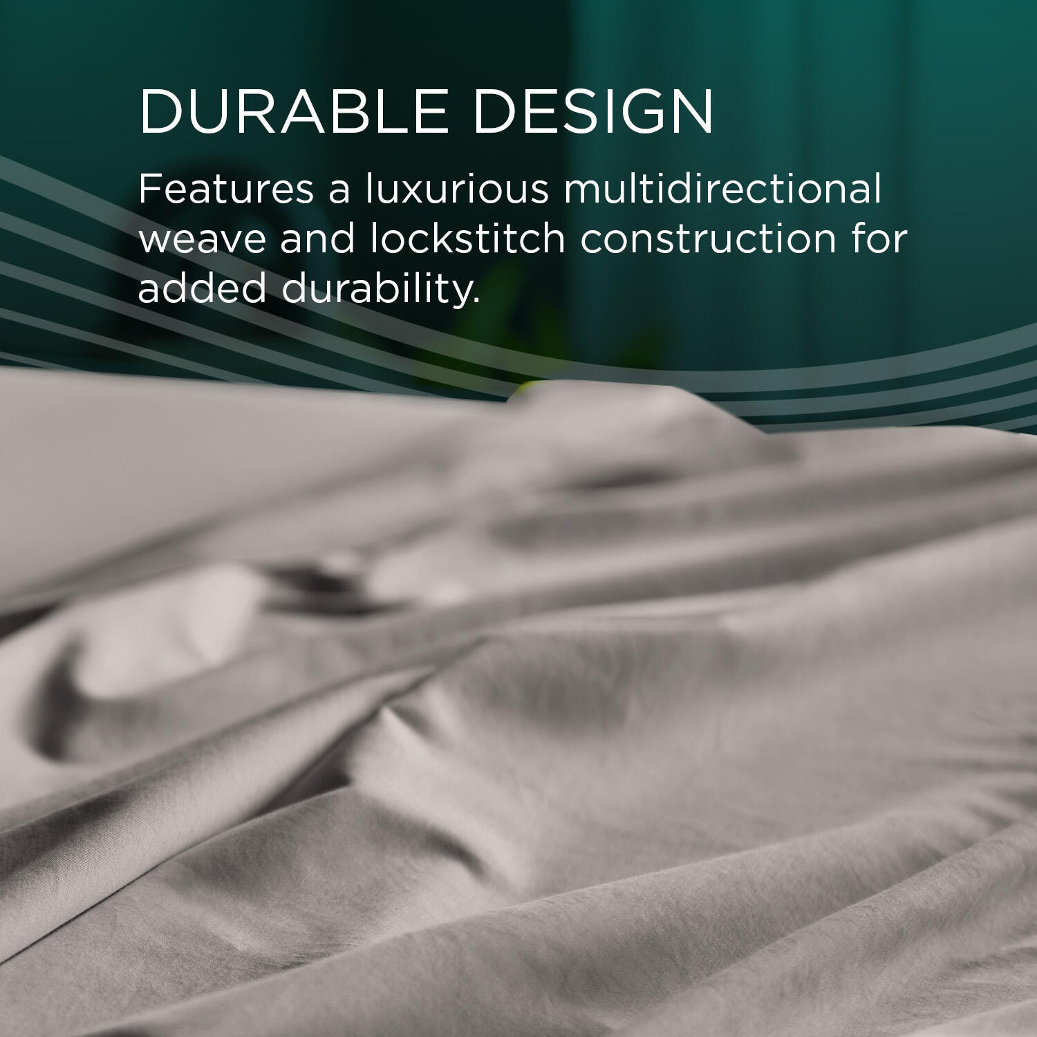 Tempur-Pedic TEMPUR-Adapt Luxe 3-Piece Full Sheet Set, Sandstone, large