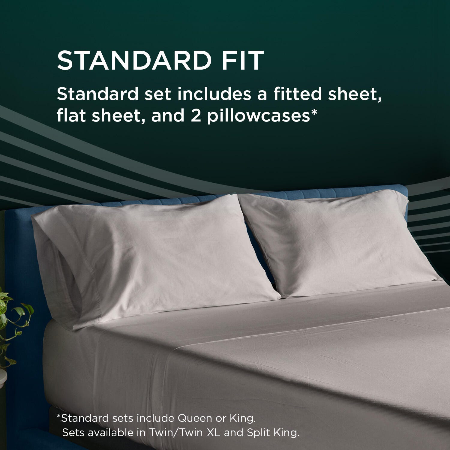 Tempur-Pedic TEMPUR-Adapt Luxe 3-Piece Full Sheet Set, Sandstone, large
